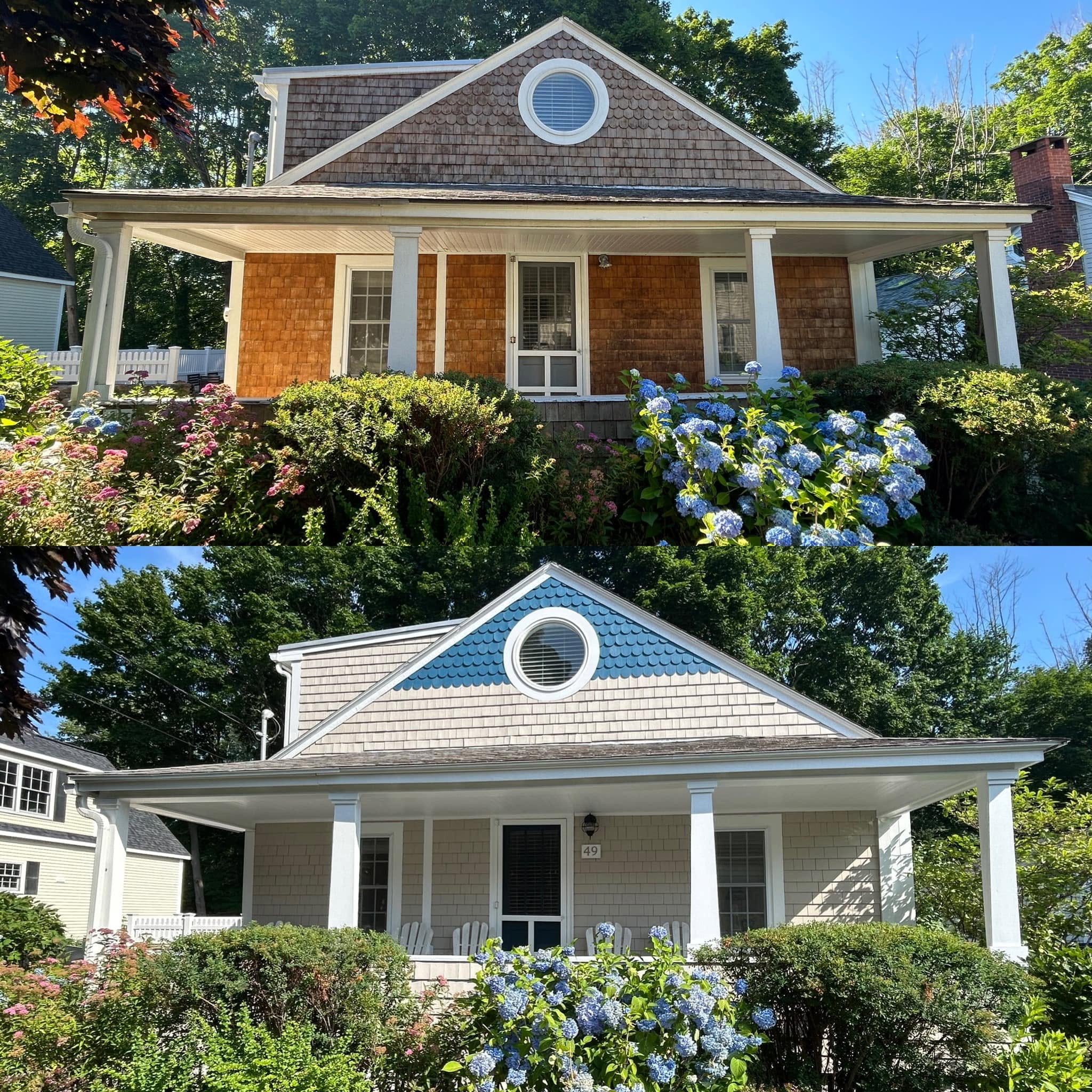 Four Large Exterior Renovations in Three Weeks — New Hampshire