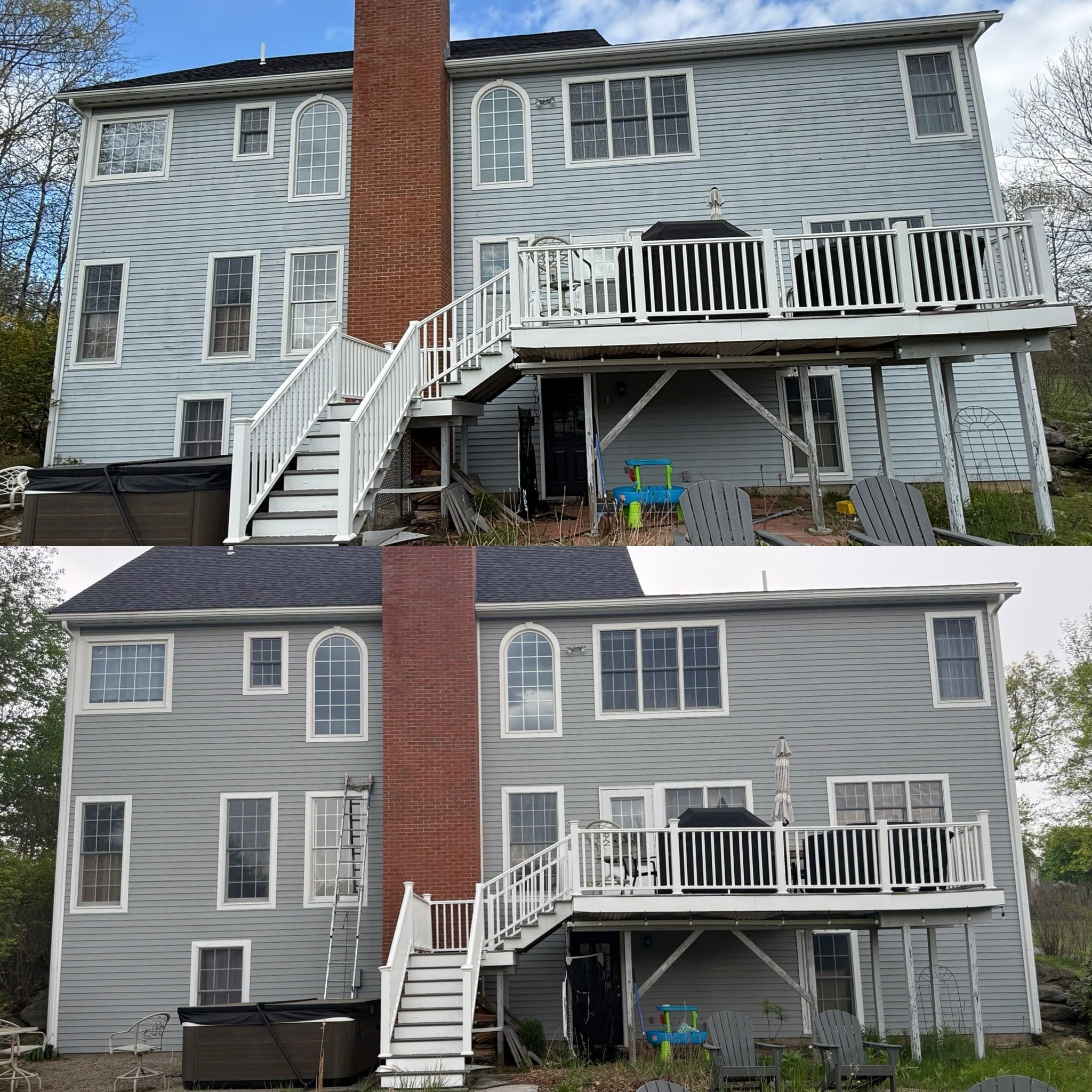 Exterior Stain, Trim, Deck & Shed — Beat the Storm — photo 1
