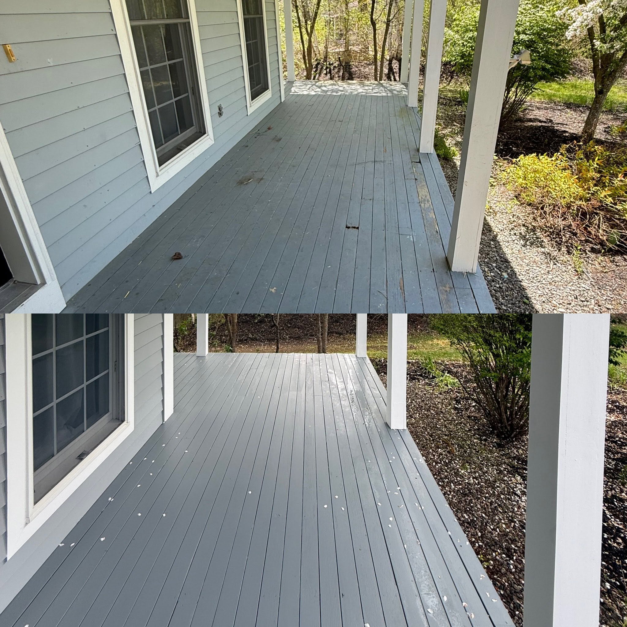 Exterior Stain, Trim, Deck & Shed — Beat the Storm — photo 6