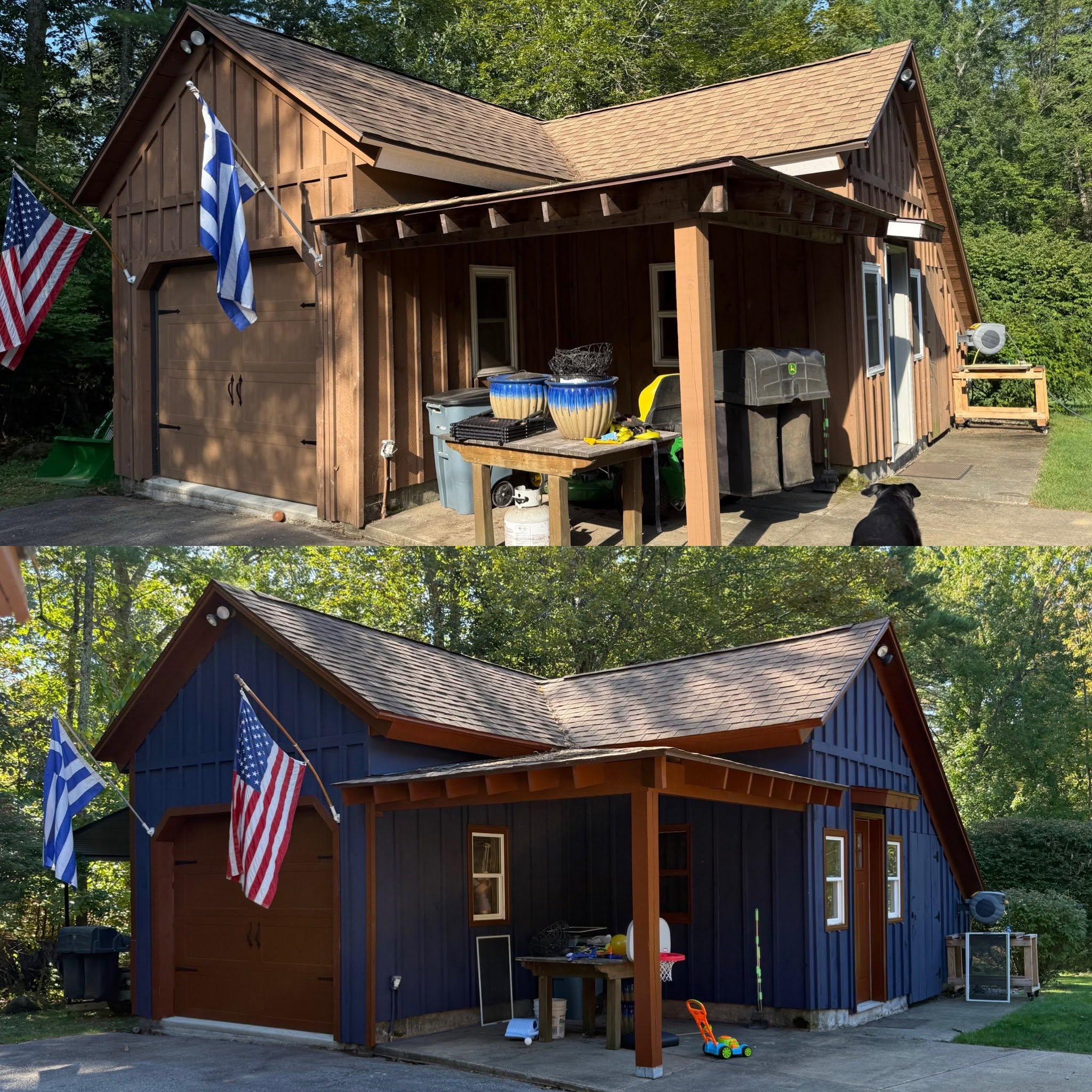 Massive Full Home Exterior & Shed — Before & After — photo 7