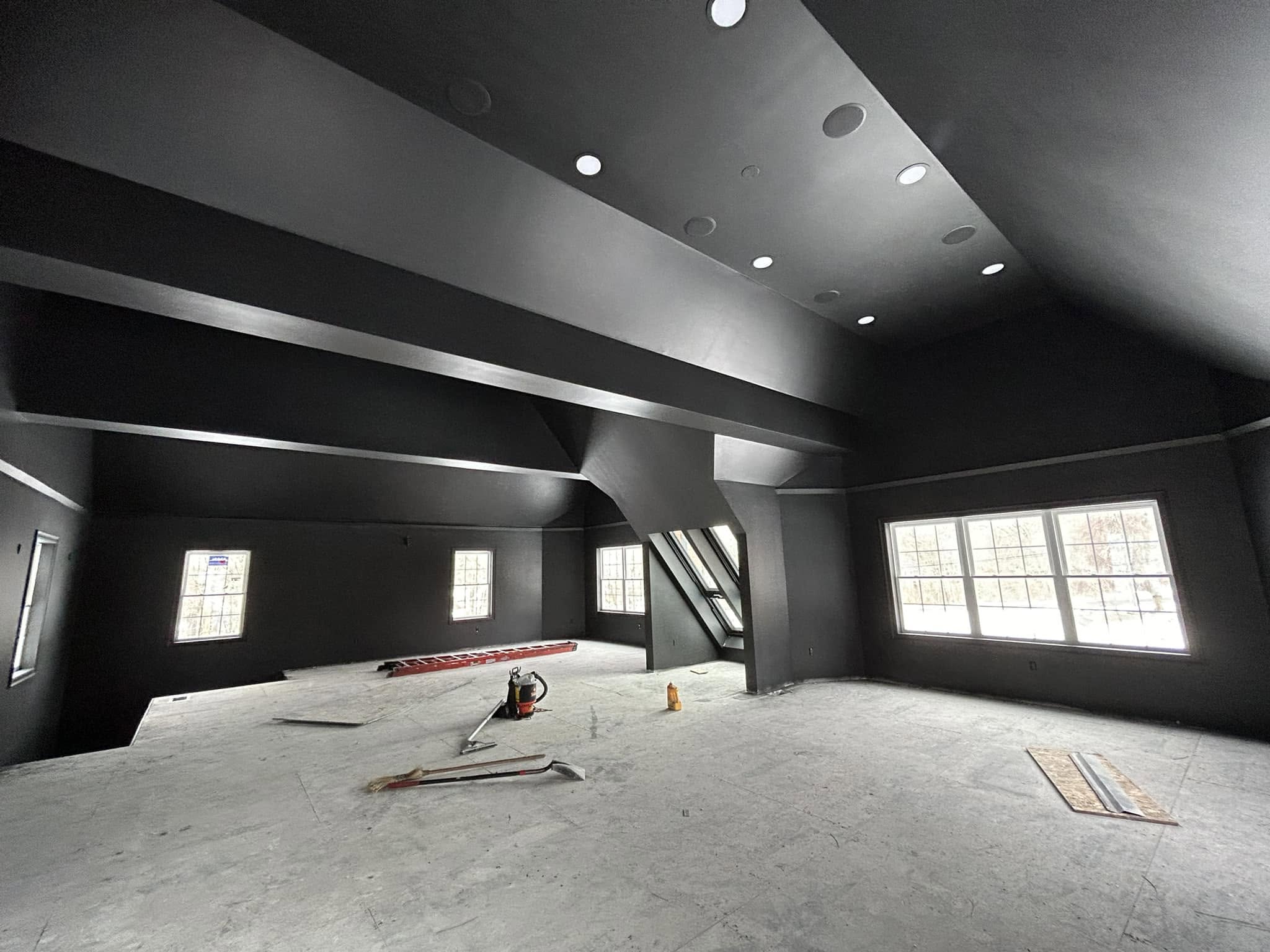 All Matte Black — New Construction Custom Garage, Derry, NH — photo 4