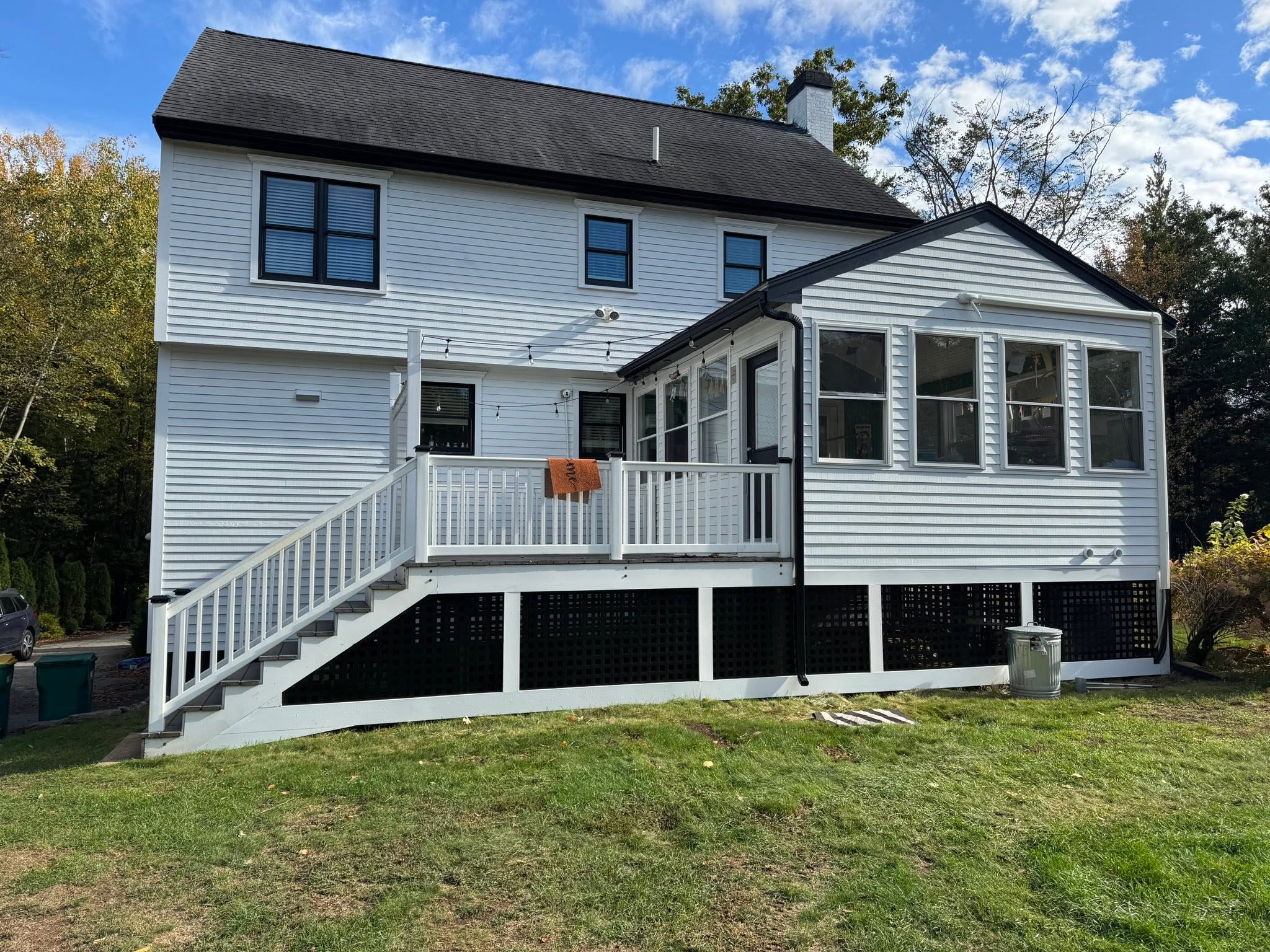 Full Exterior — Home, Oversized Garage & Pool House — Fremont, NH