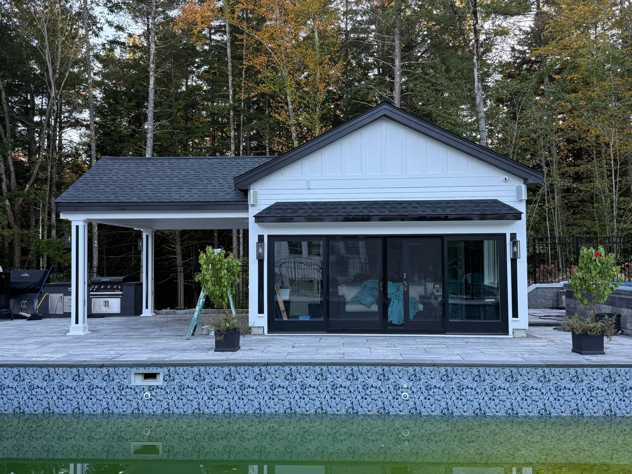 Full Exterior — Home, Oversized Garage & Pool House — photo 7