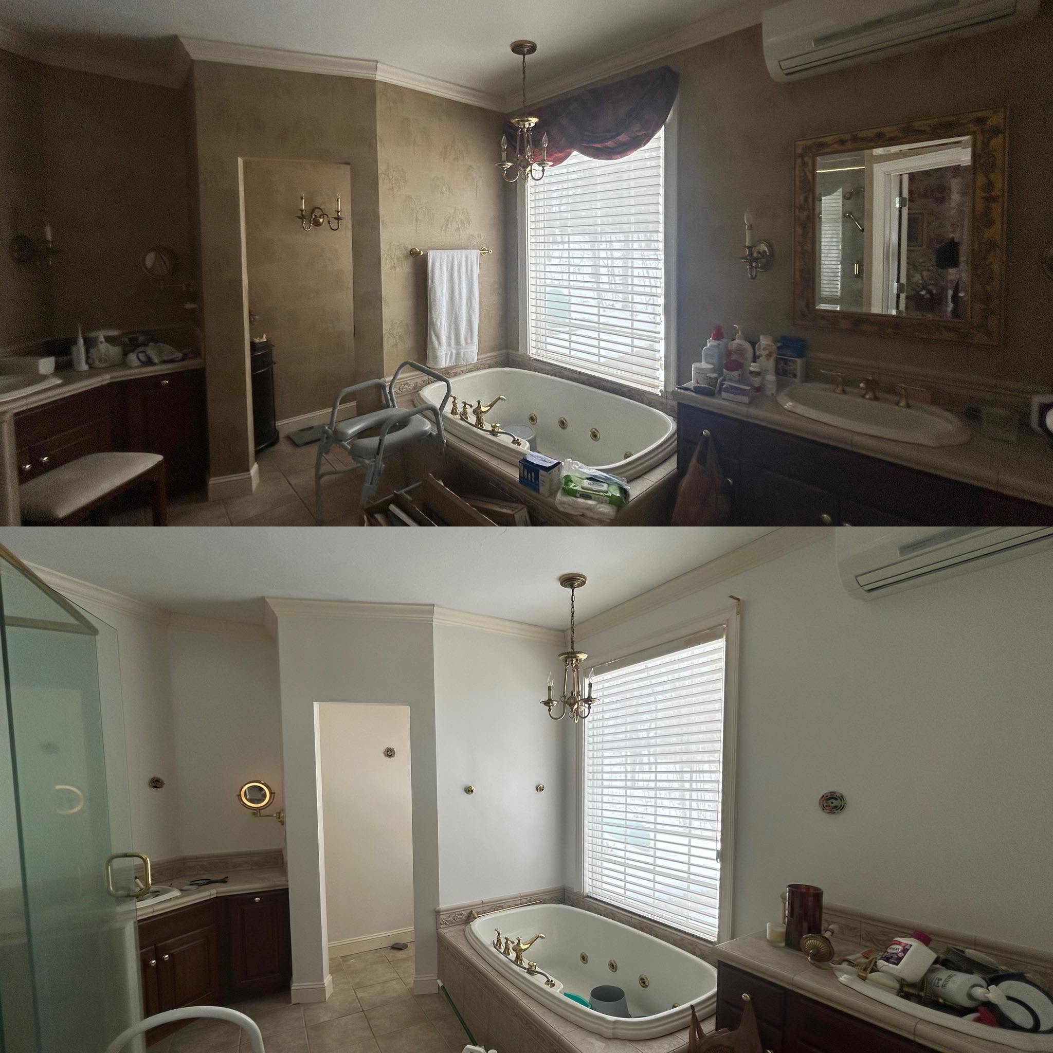 Wallpaper Removal & Interior Paint — 4,000 Sq Ft Mountain Home, Gilford, NH — photo 9