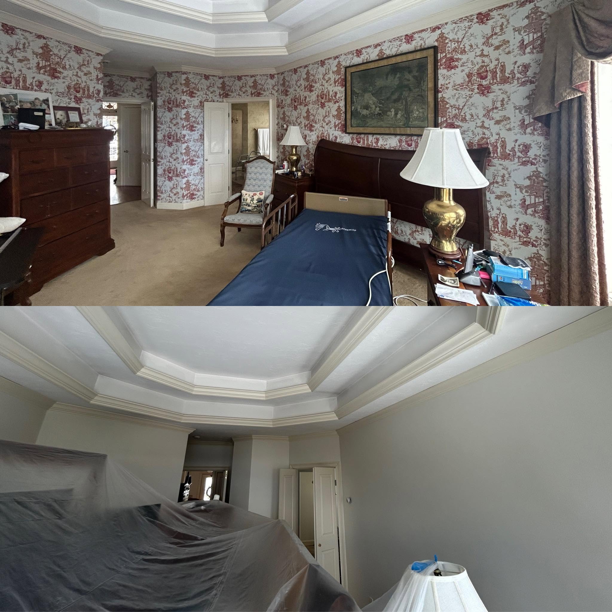 Wallpaper Removal & Interior Paint — 4,000 Sq Ft Mountain Home, Gilford, NH — photo 10