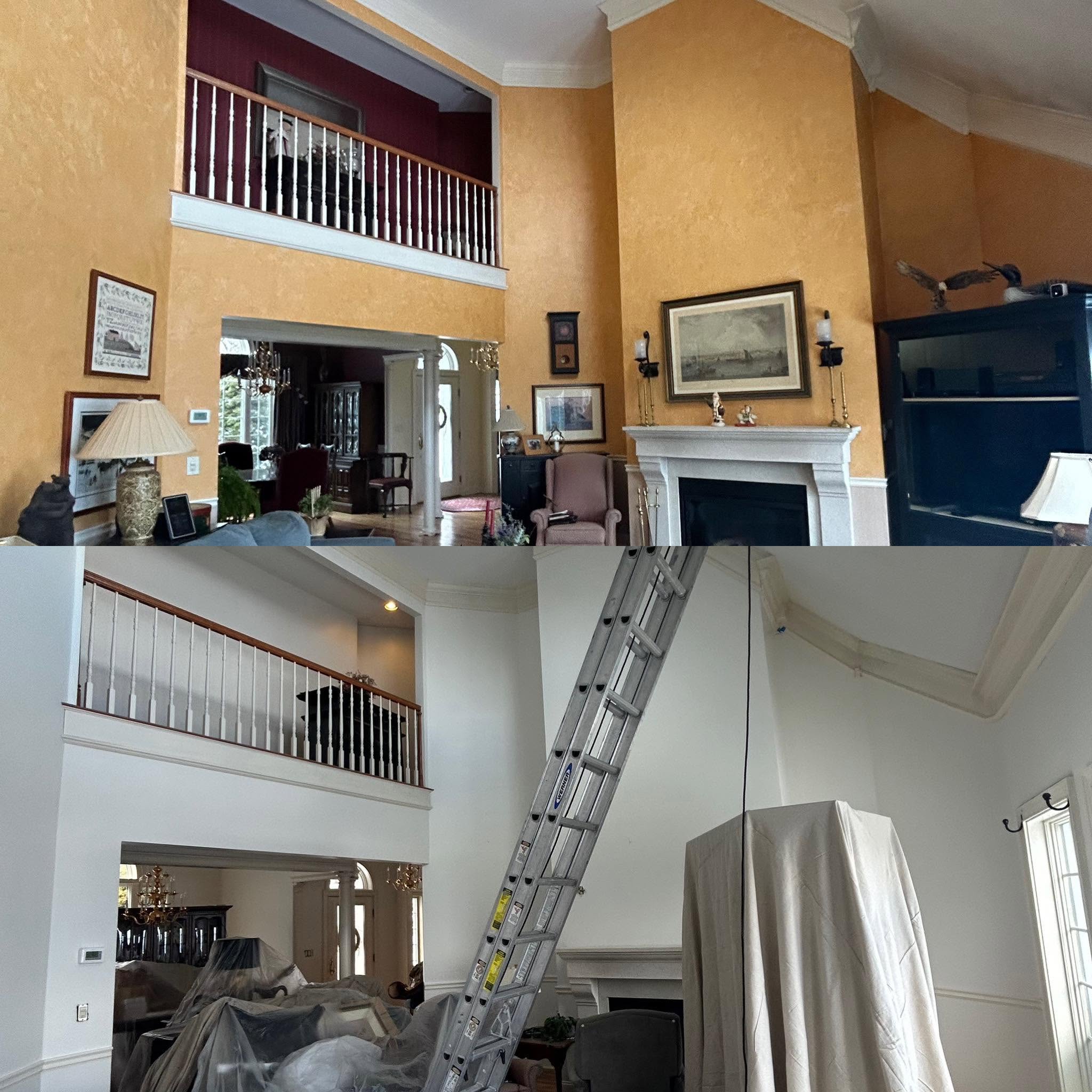 Wallpaper Removal & Interior Paint — 4,000 Sq Ft Mountain Home, Gilford, NH — photo 3