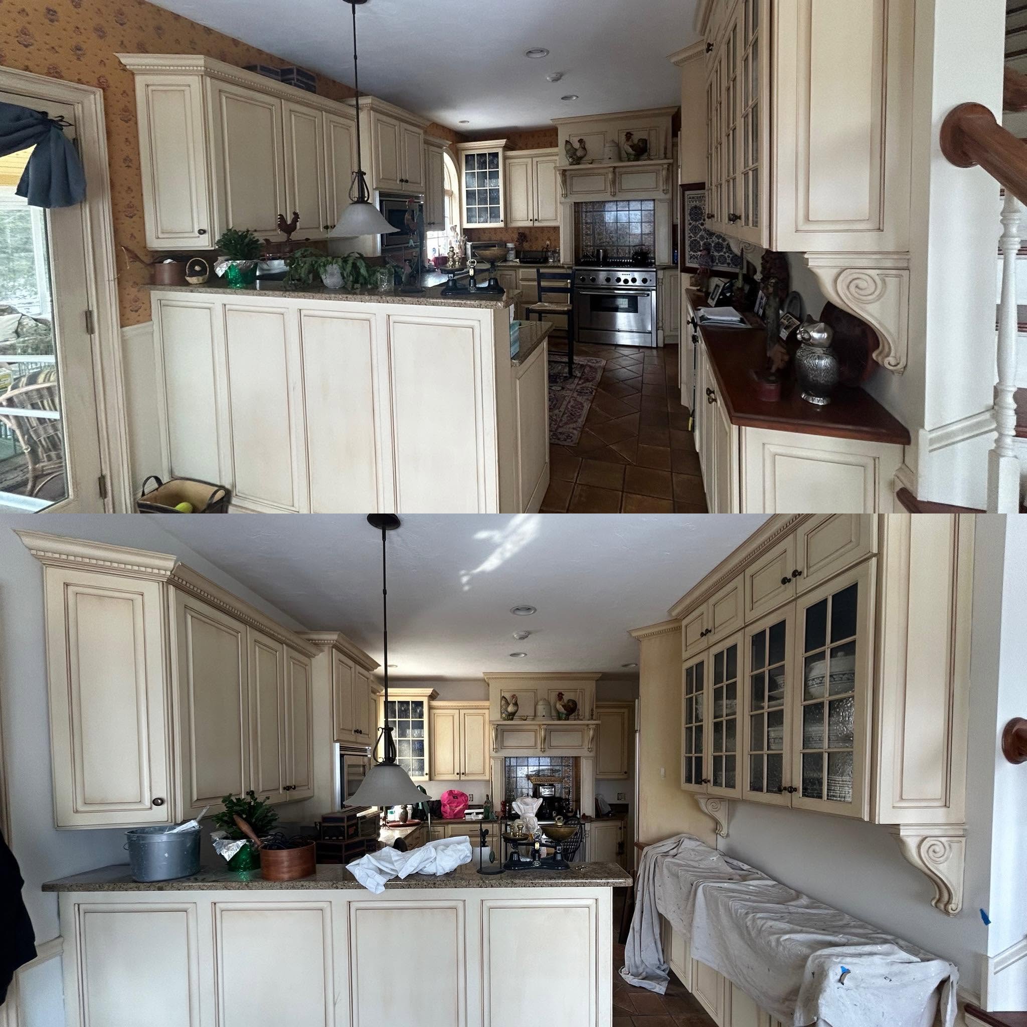Wallpaper Removal & Interior Paint — 4,000 Sq Ft Mountain Home, Gilford, NH — photo 5