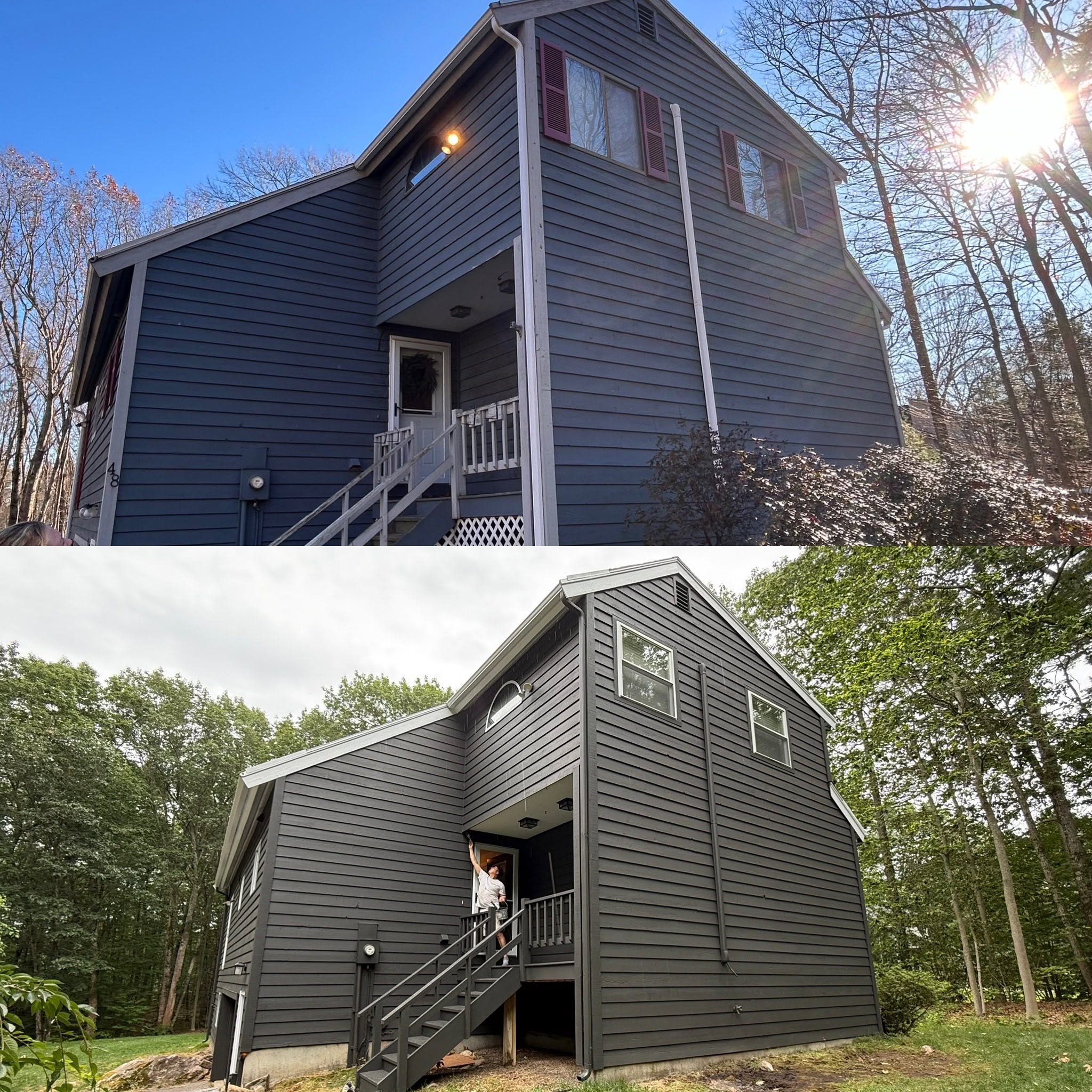 Modern Exterior Transformation — Before & After, Hampstead, NH — photo 3