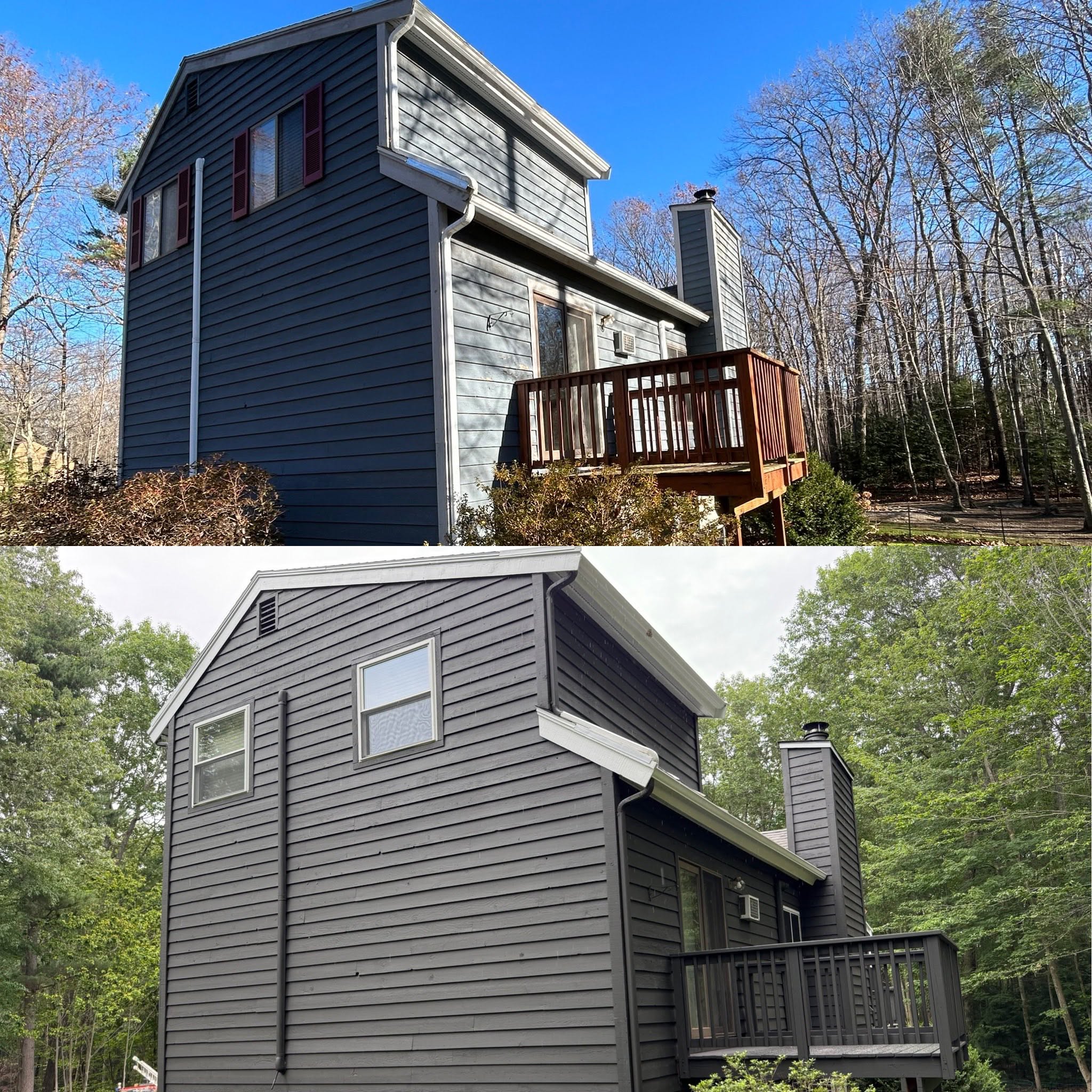 Modern Exterior Transformation — Before & After, Hampstead, NH — photo 5