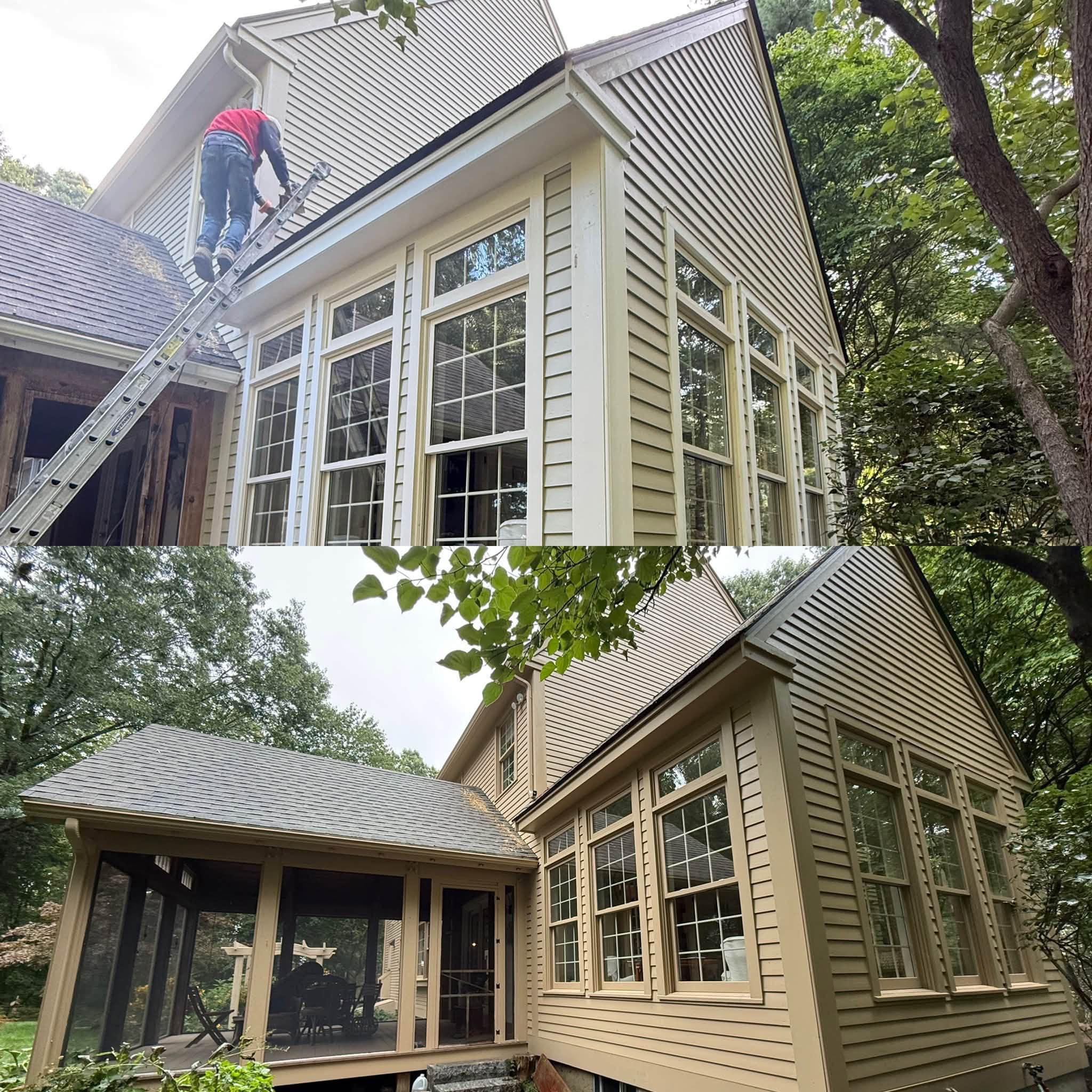 Modern Colonial Color Change — Body & Trim Stain, Doors & Wood Windows — photo 2