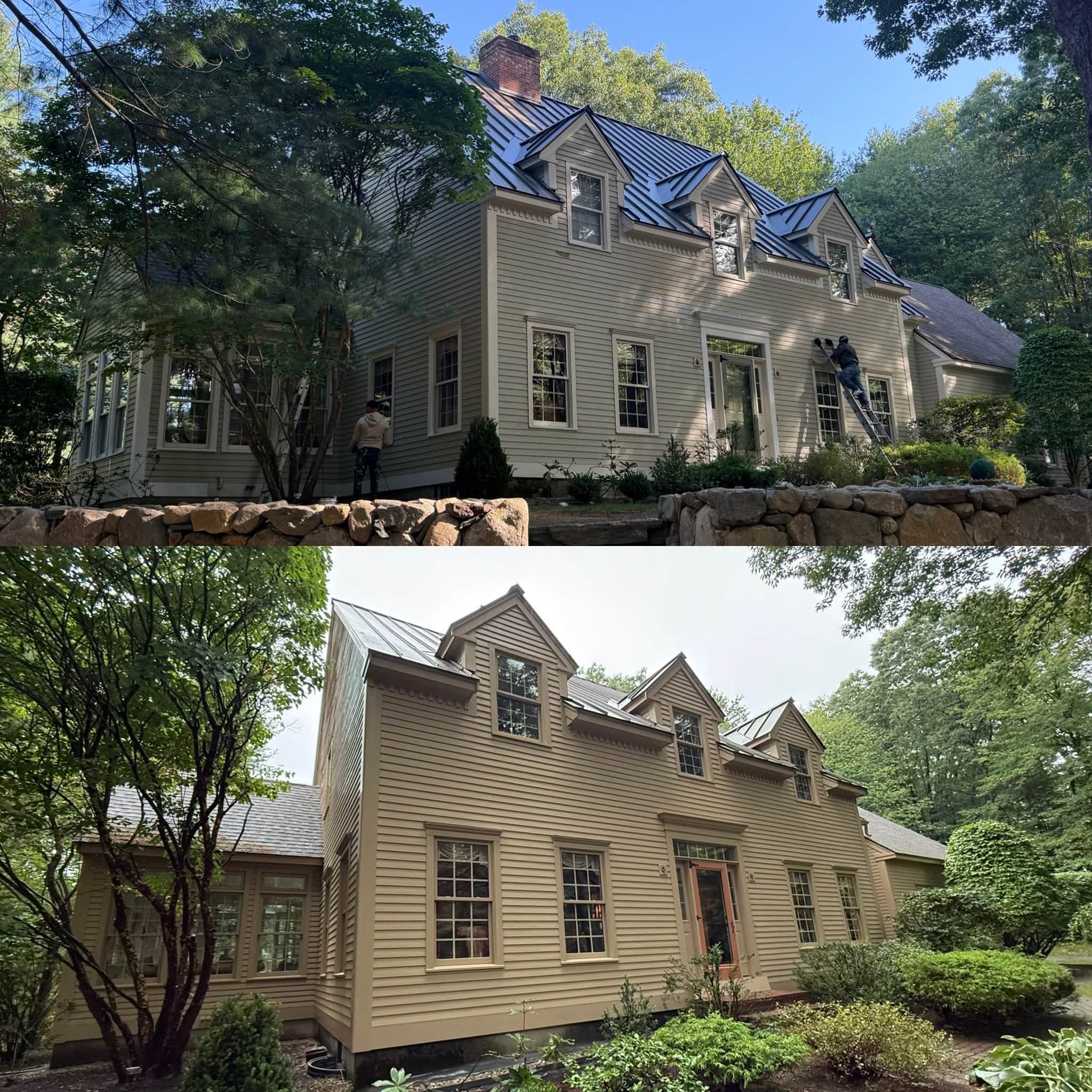 Modern Colonial Color Change — Body & Trim Stain, Doors & Wood Windows — photo 4
