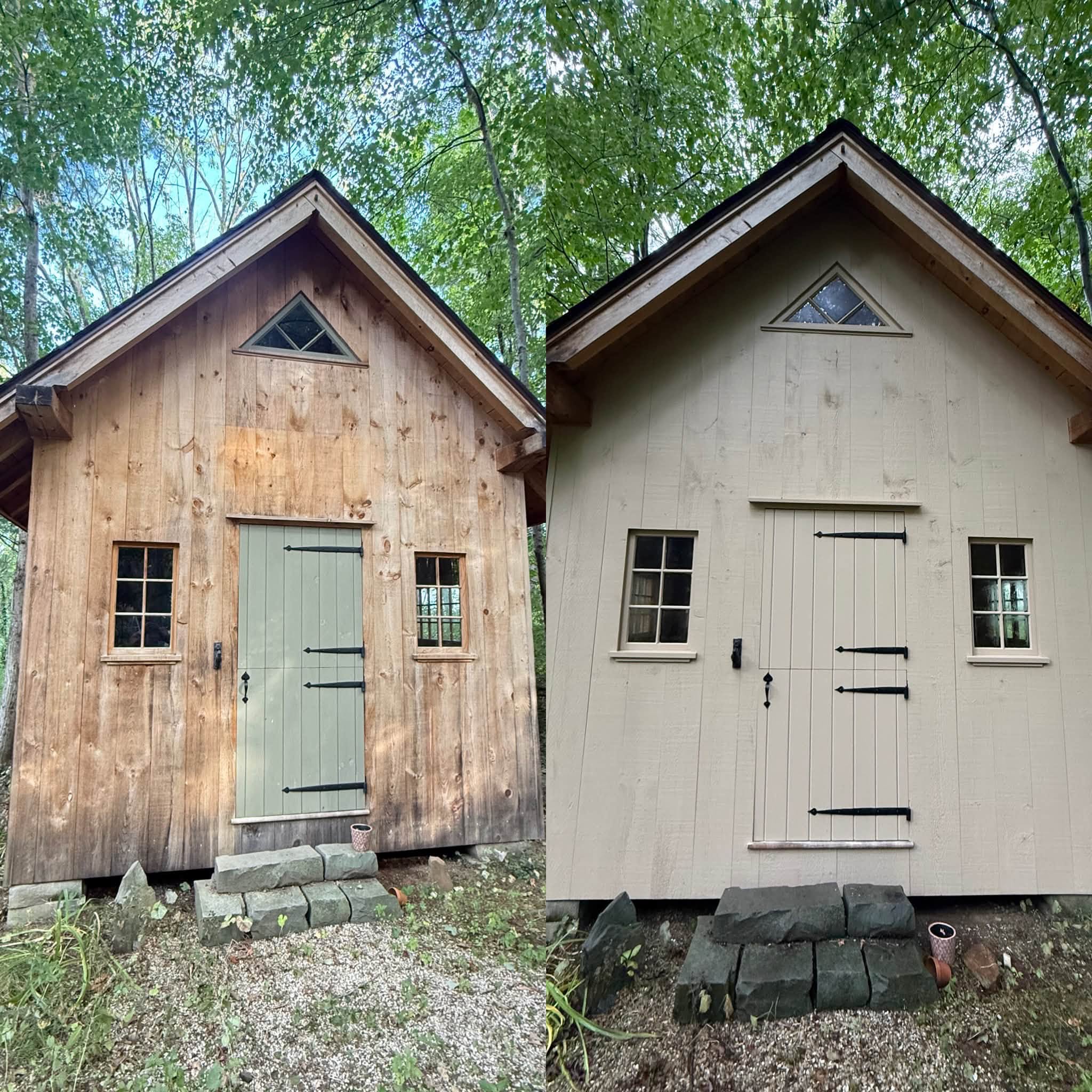 Modern Colonial Color Change — Body & Trim Stain, Doors & Wood Windows — photo 5