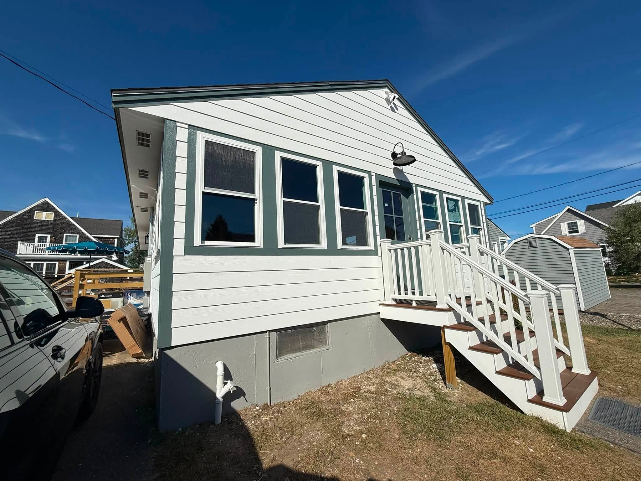 Complete Exterior Color Transformation — Home, Doors & Matching Shed — photo 1