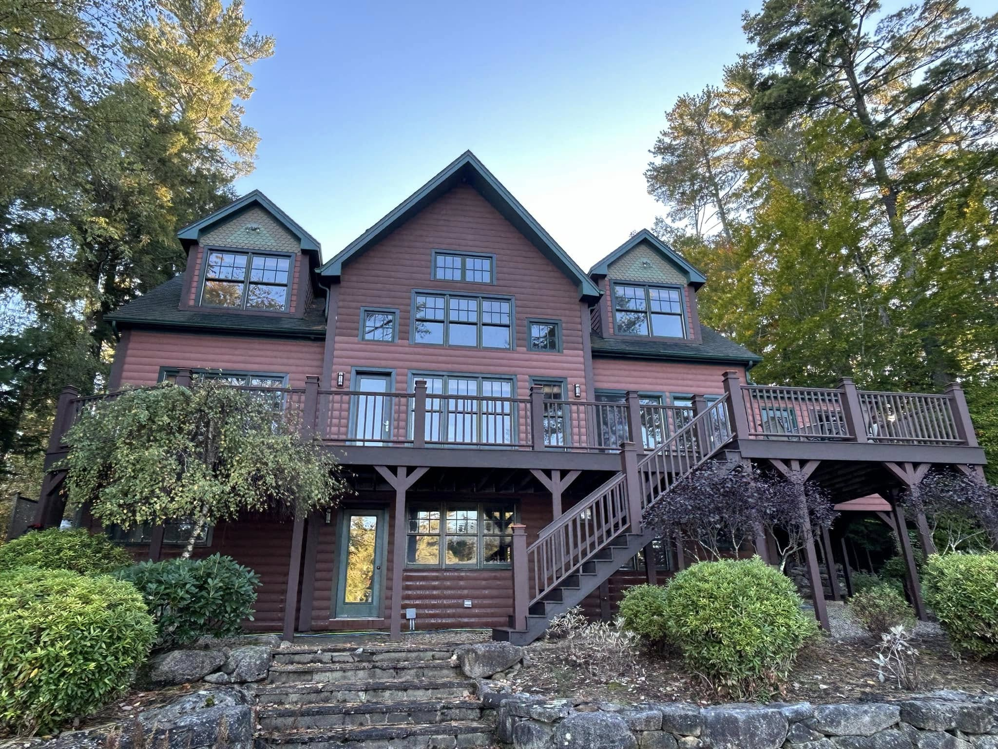 Lakefront Exterior Project on Lake Winnipesaukee — Lake Winnipesaukee, NH