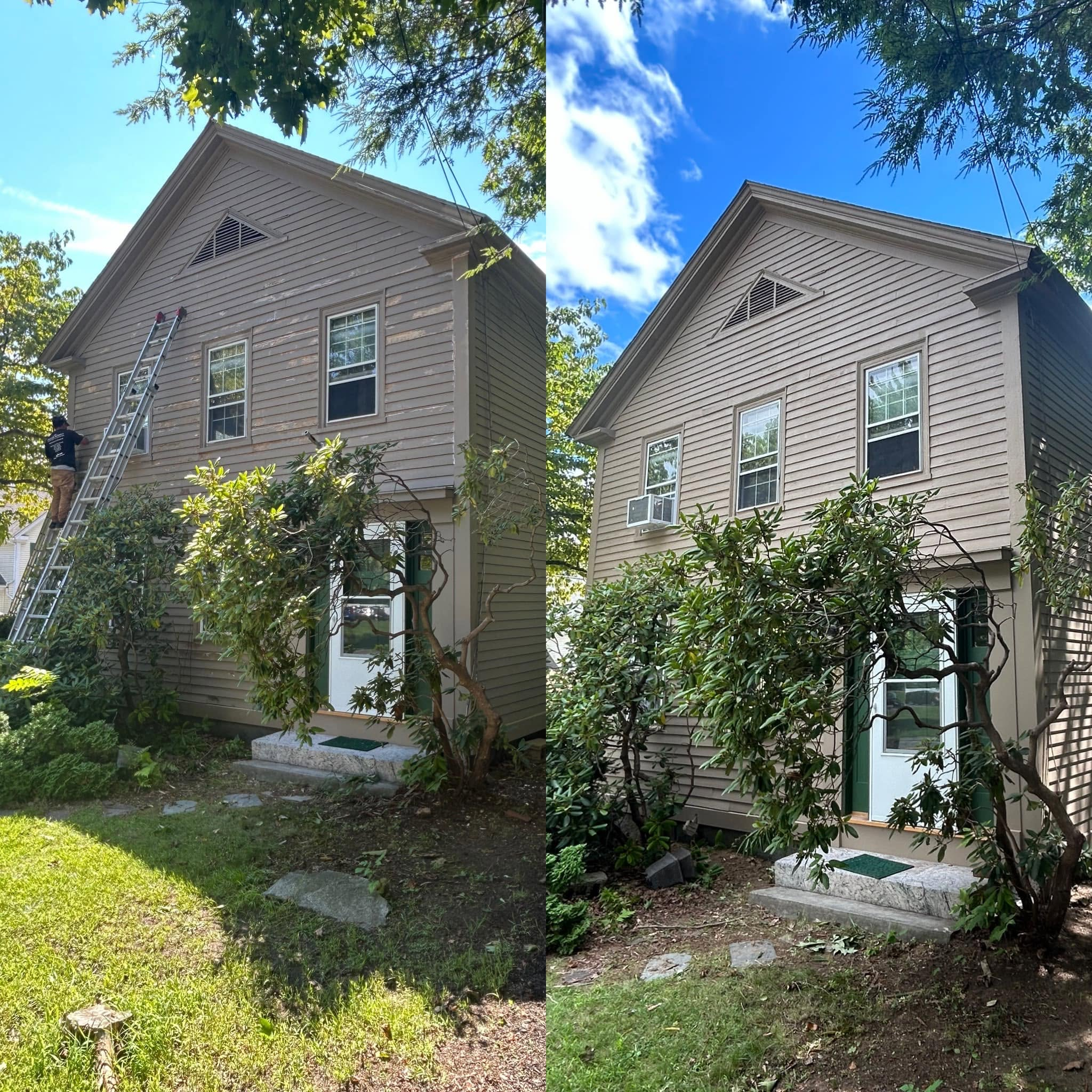 Antique Colonial Exterior Repaint — Built Circa 1790 — New Hampshire