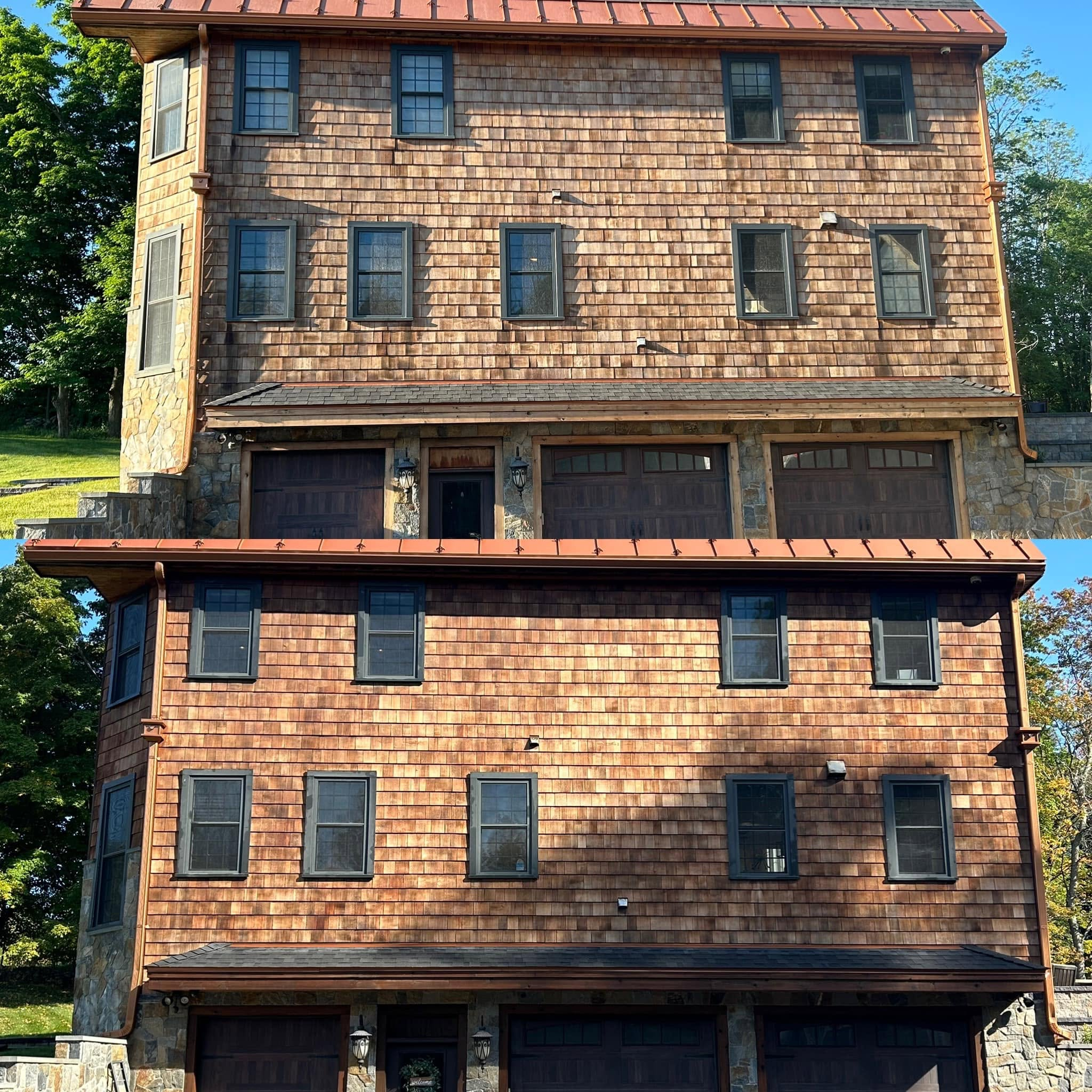 Custom Timber-Frame Home & Barn — Translucent Penetrating Oil Stain — photo 3