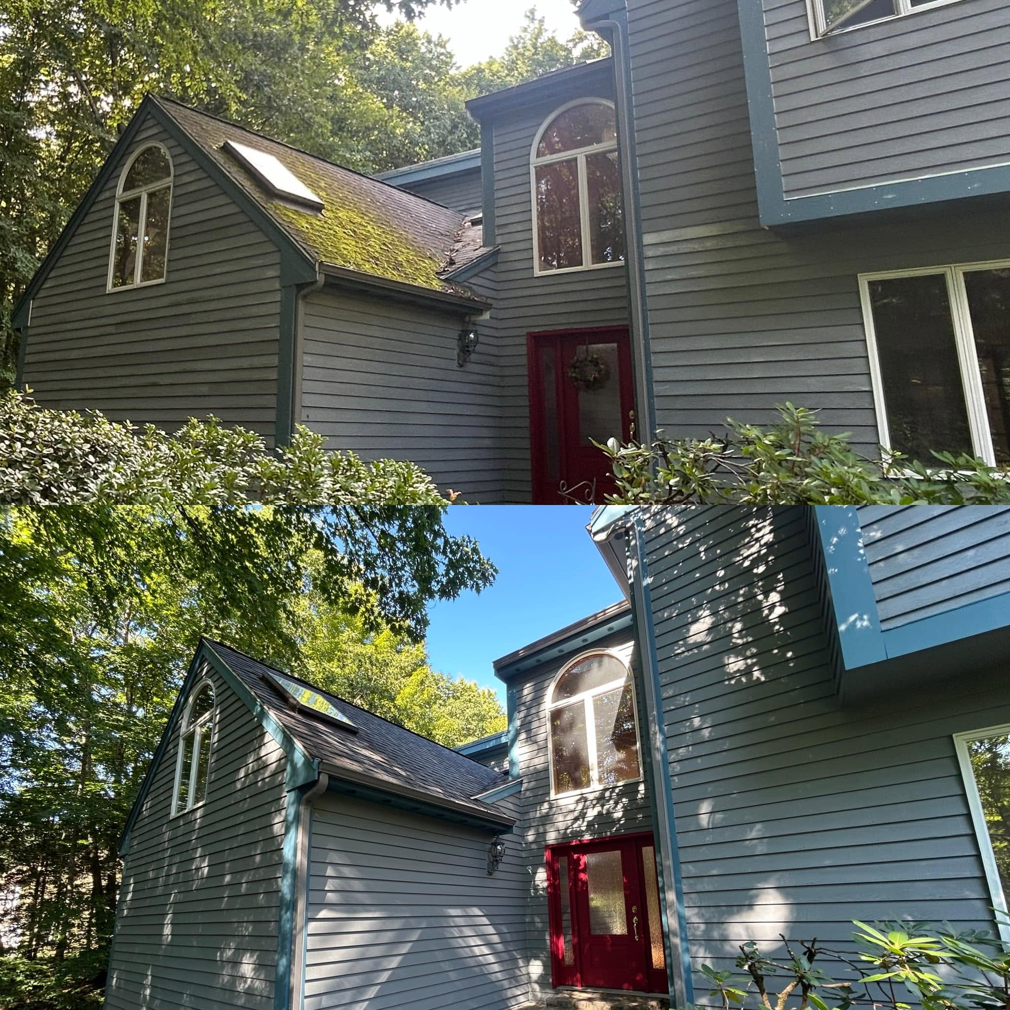 House Wash, Roof & Deck Cleaning, Exterior Paint & Fascia Replacement — photo 1
