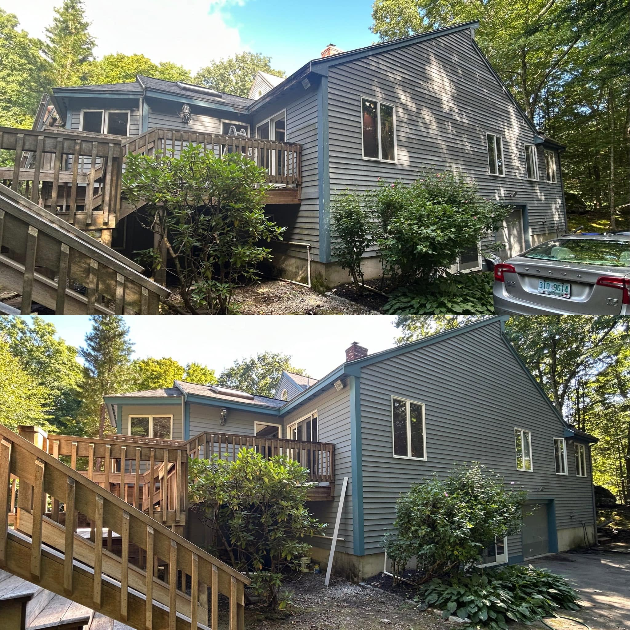 House Wash, Roof & Deck Cleaning, Exterior Paint & Fascia Replacement — photo 2