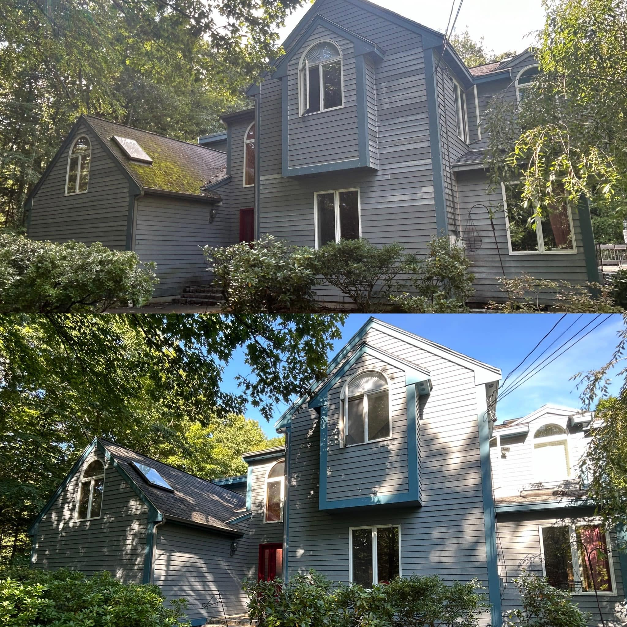 House Wash, Roof & Deck Cleaning, Exterior Paint & Fascia Replacement — photo 4