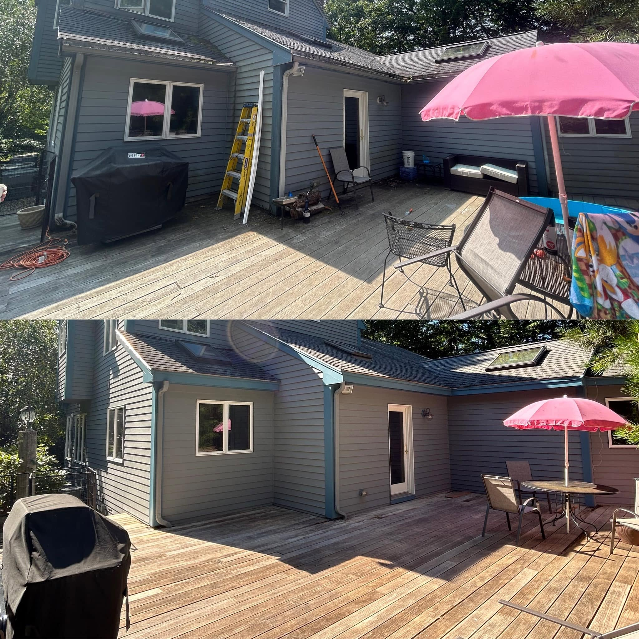 House Wash, Roof & Deck Cleaning, Exterior Paint & Fascia Replacement — photo 5