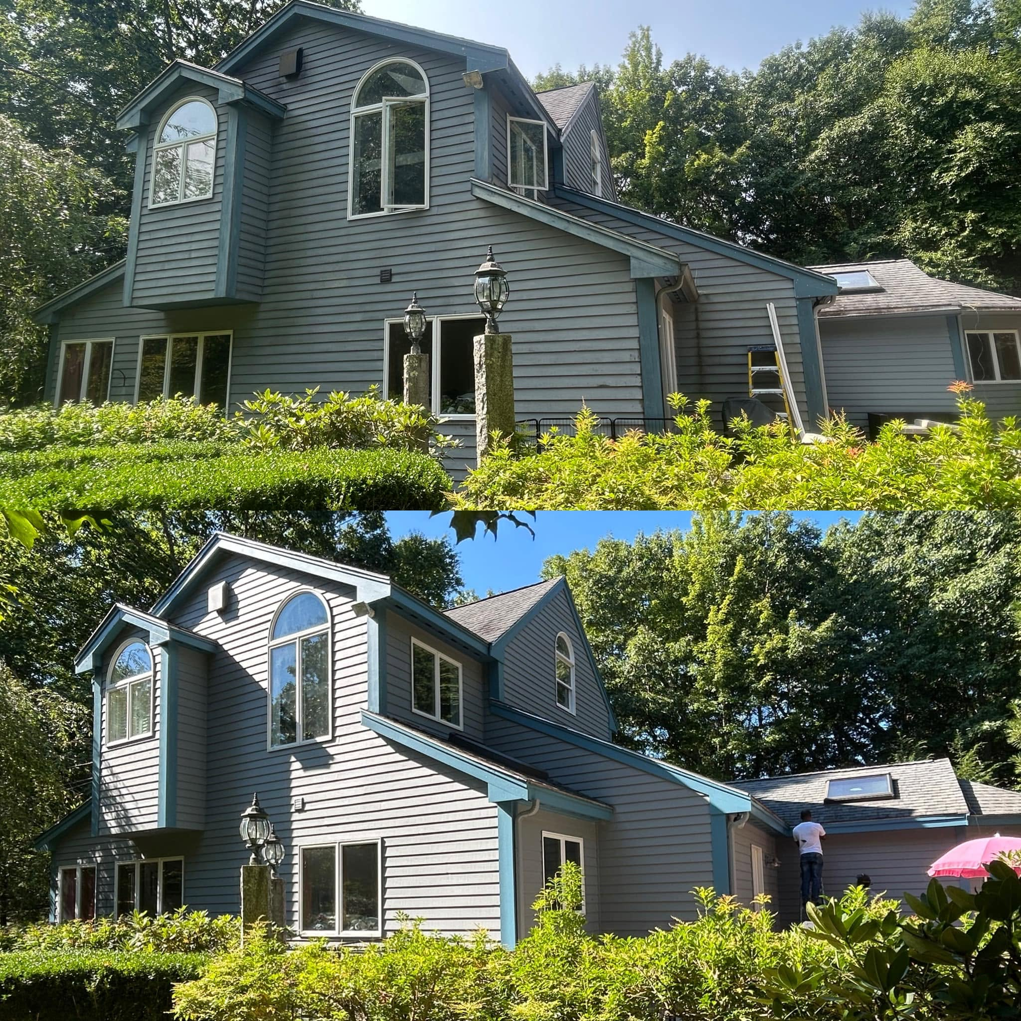 House Wash, Roof & Deck Cleaning, Exterior Paint & Fascia Replacement — photo 7