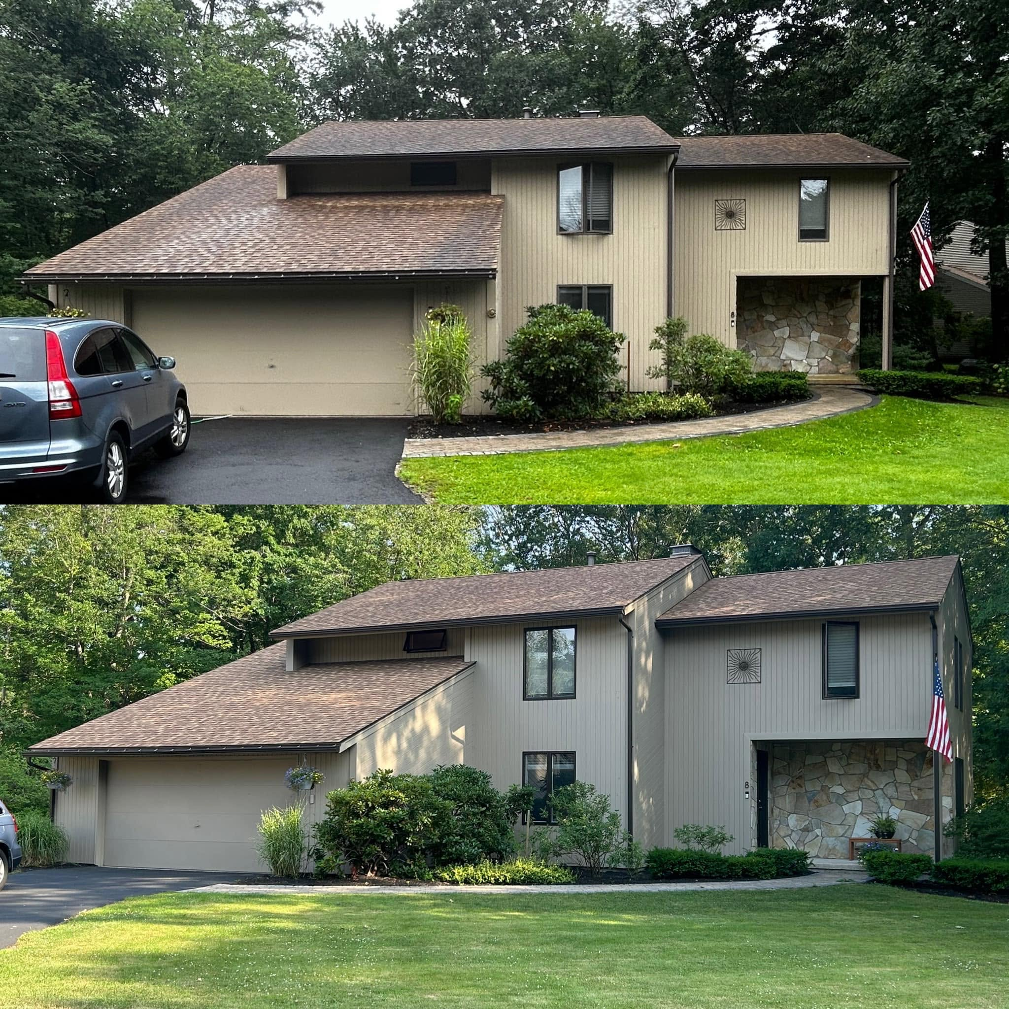 Professional Roof Cleaning — Before & After — photo 9