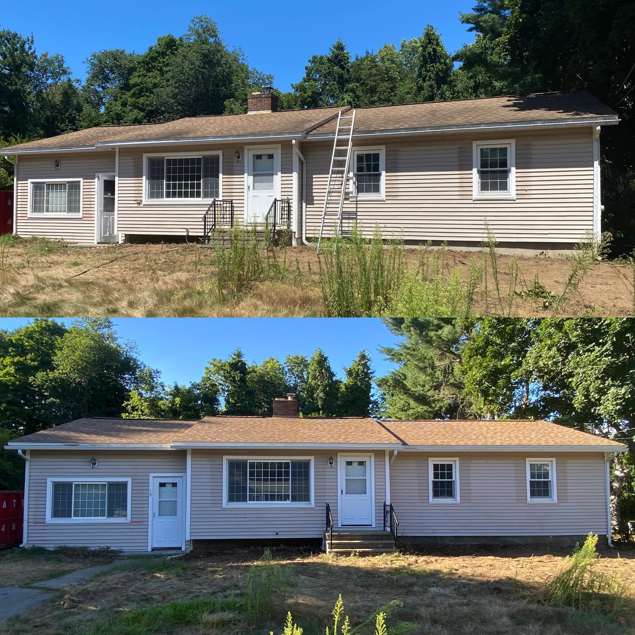 Professional Roof Cleaning — Before & After — photo 3