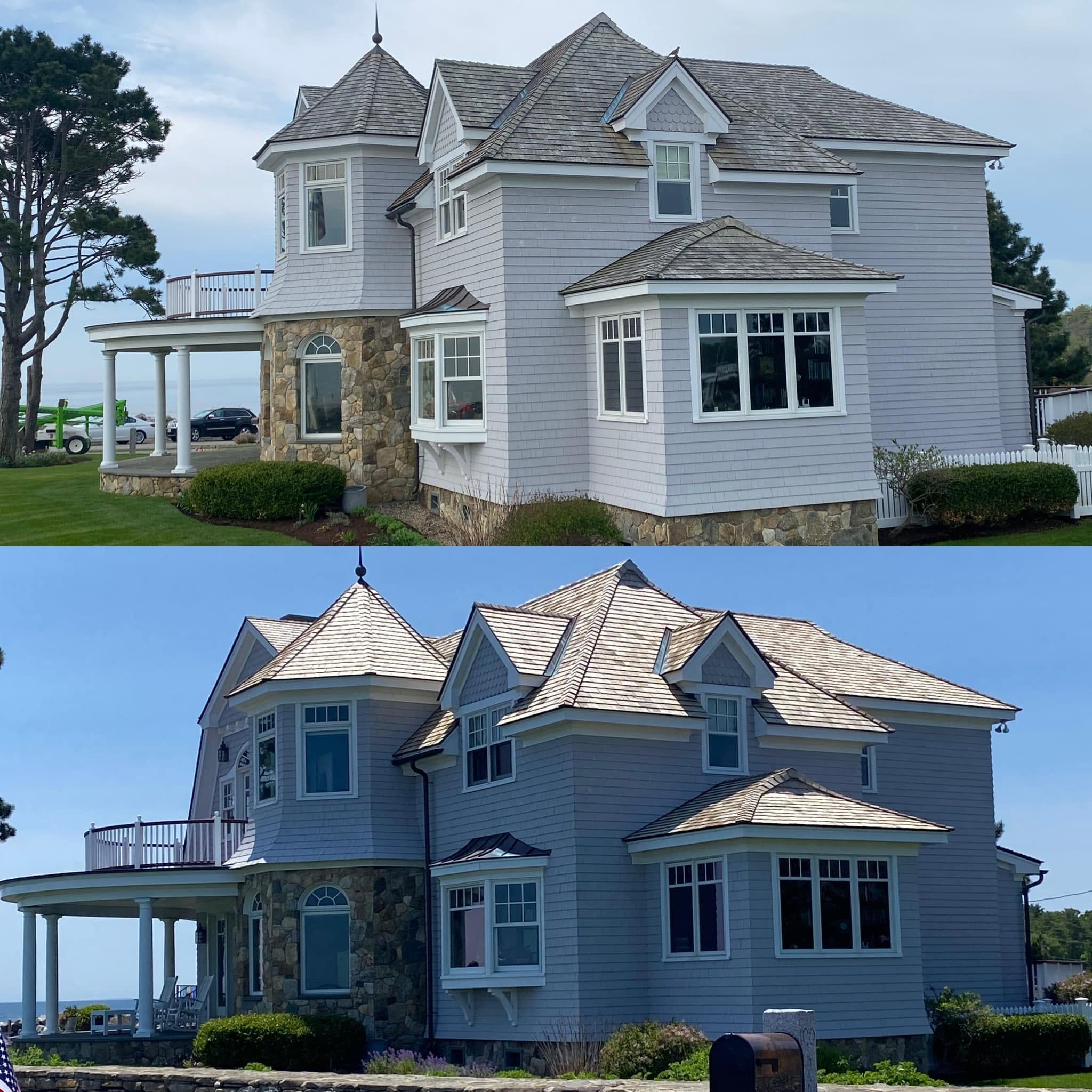 Professional Roof Cleaning — Before & After — photo 6