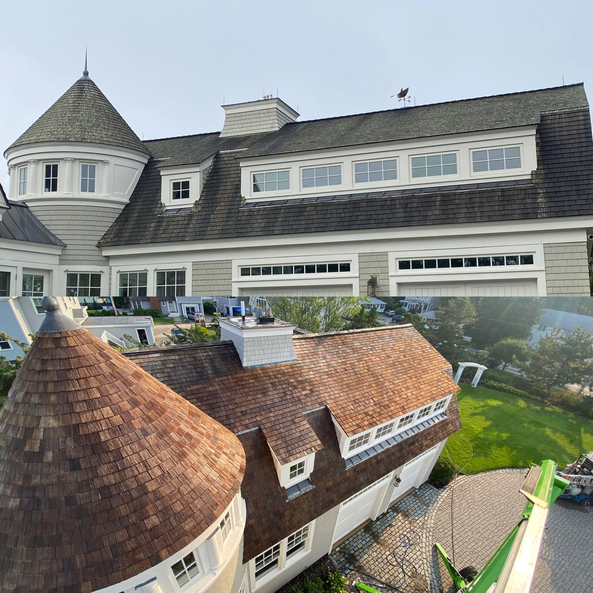 Professional Roof Cleaning — Before & After — photo 8