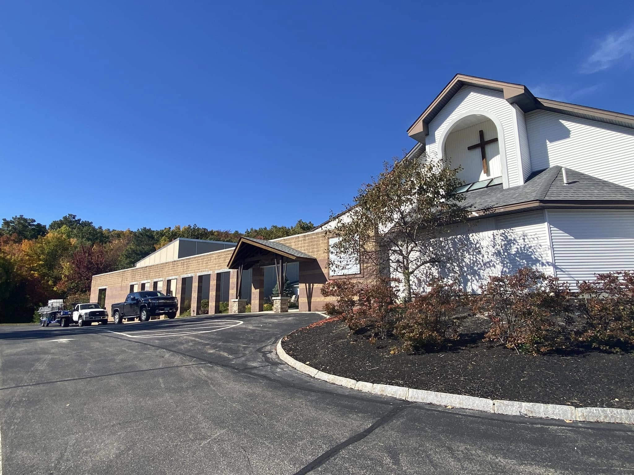 Commercial Exterior Washing — Local Church — New Hampshire