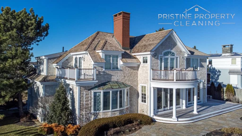 Oceanfront Cedar Shingle Home — Exterior Washing — Coastal, NH