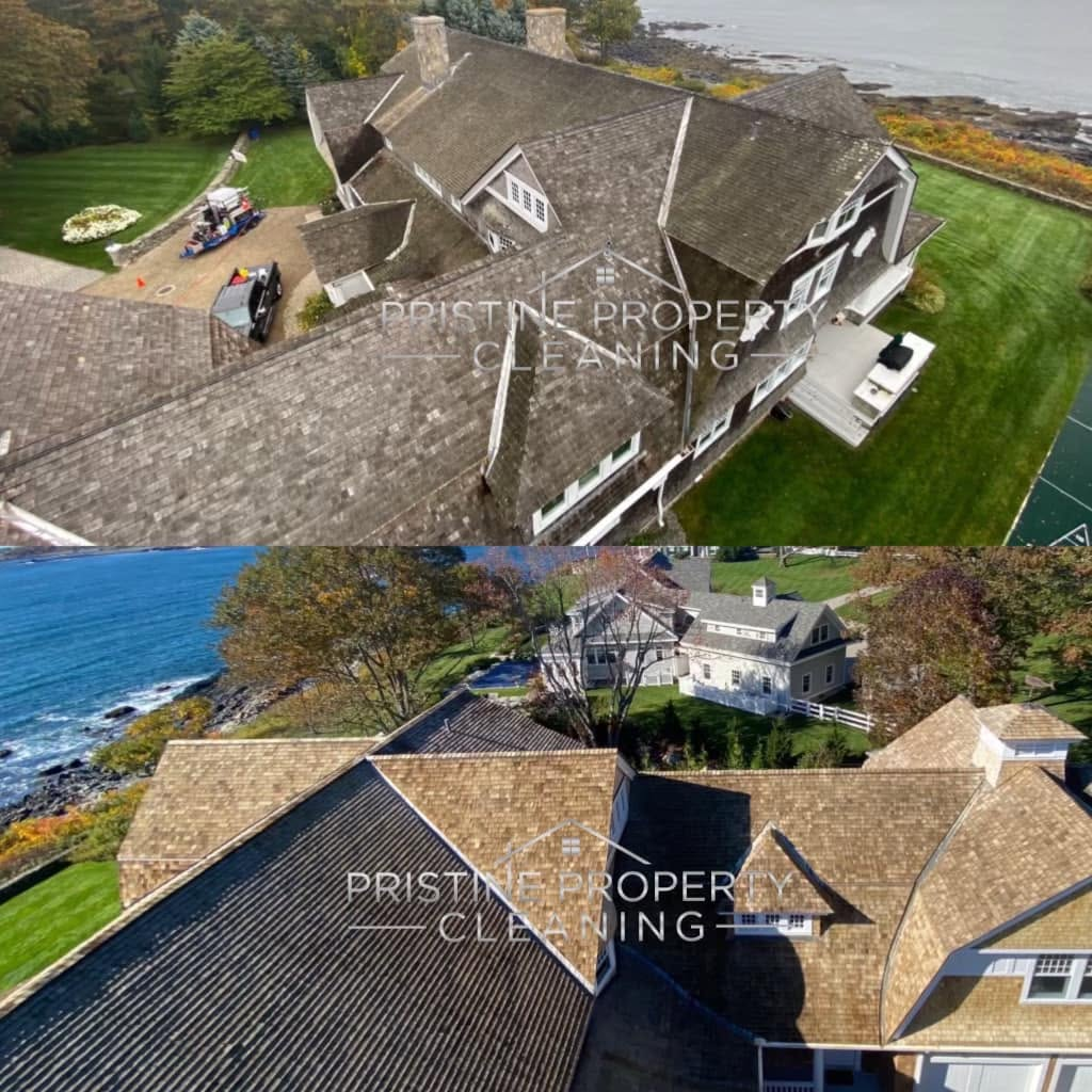 Exterior House Washing — Before & After — photo 1