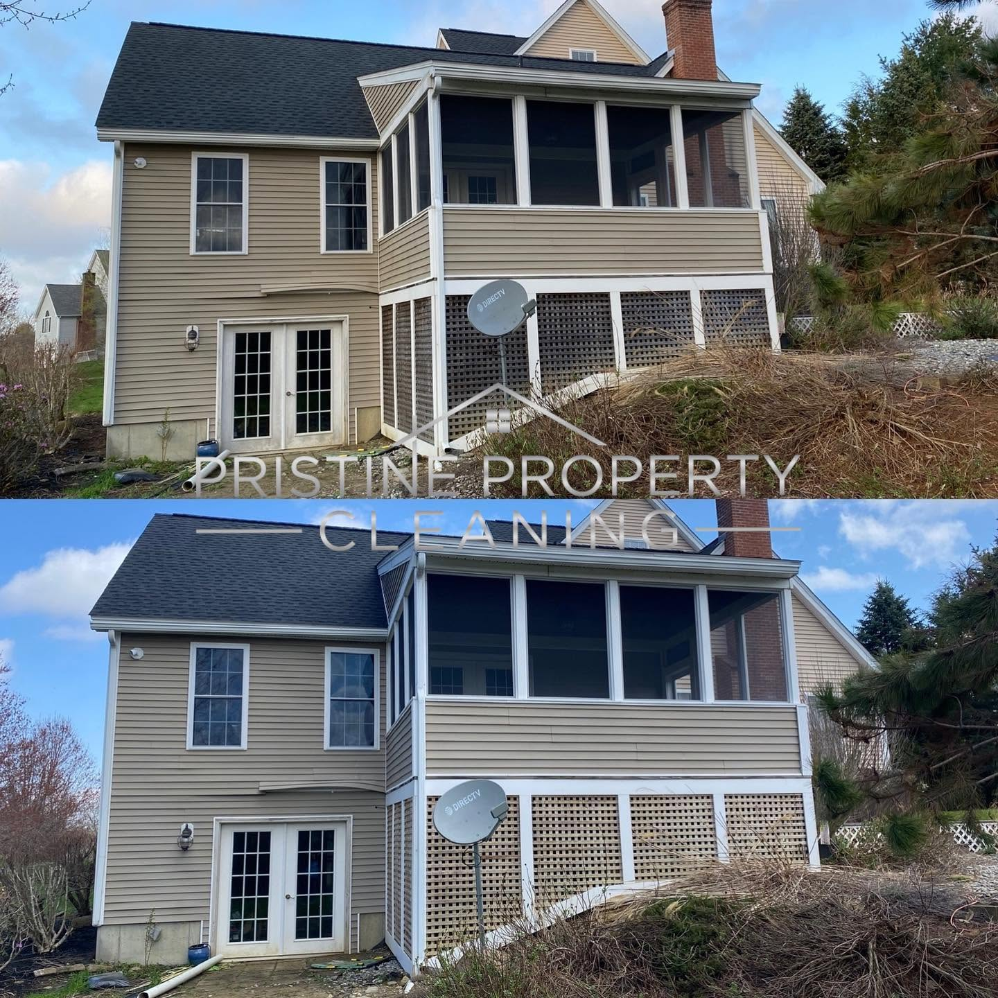 Exterior House Washing — Before & After — photo 9