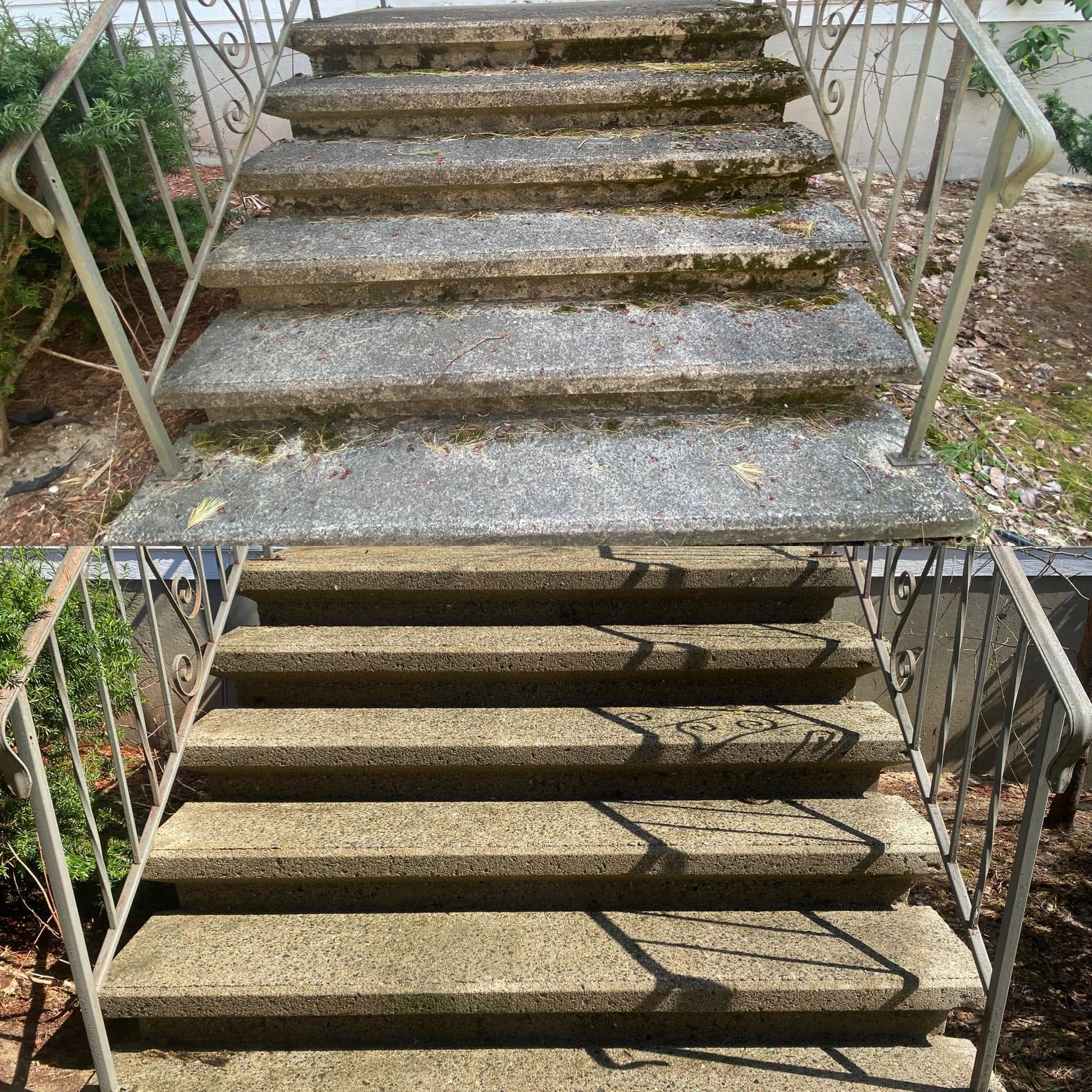 Exterior House Washing — Before & After — photo 1