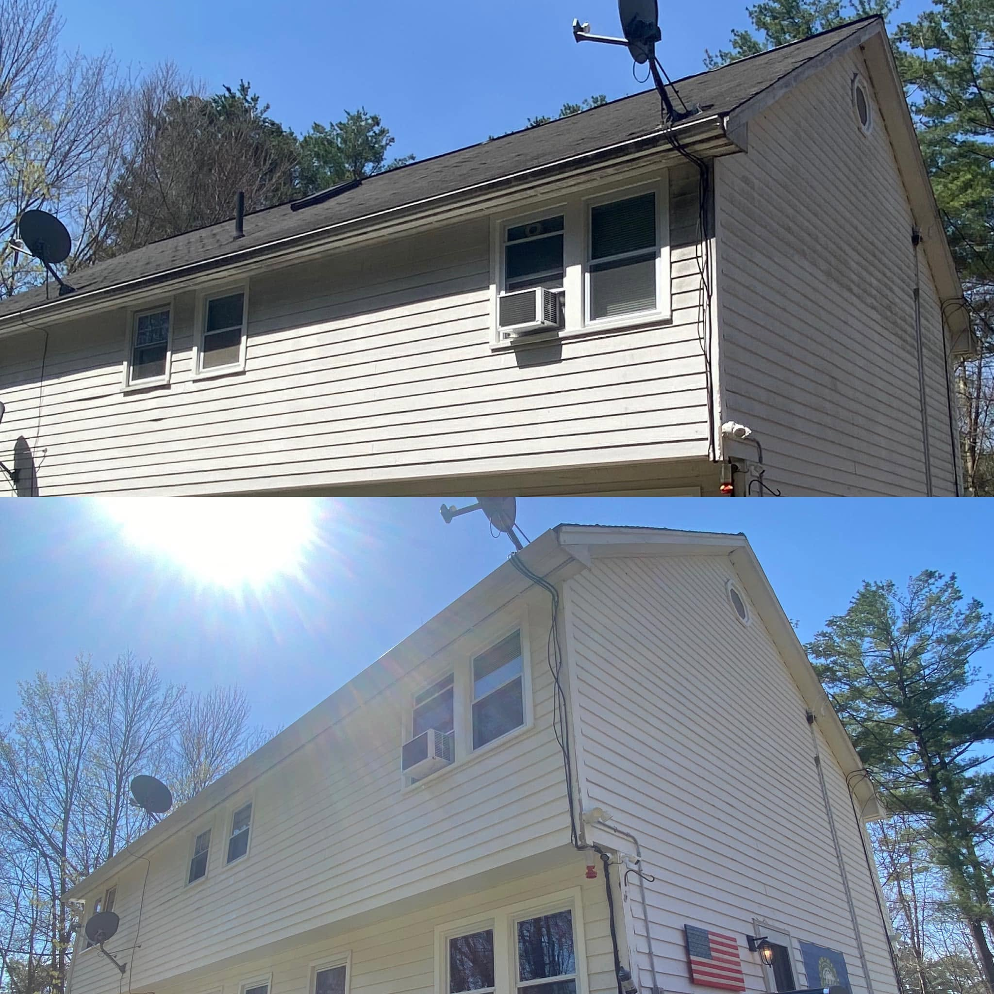 Exterior House Washing — Before & After — photo 2