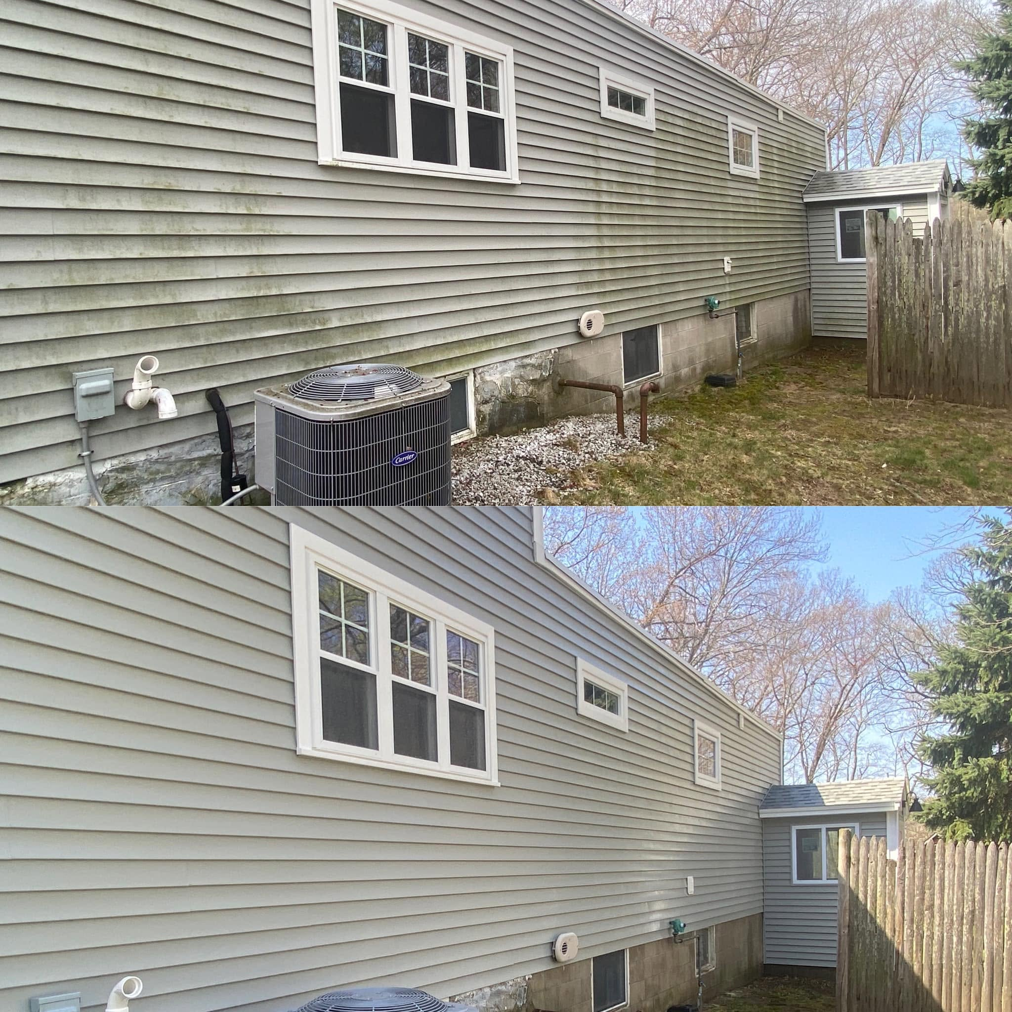 Exterior House Washing — Before & After — photo 3