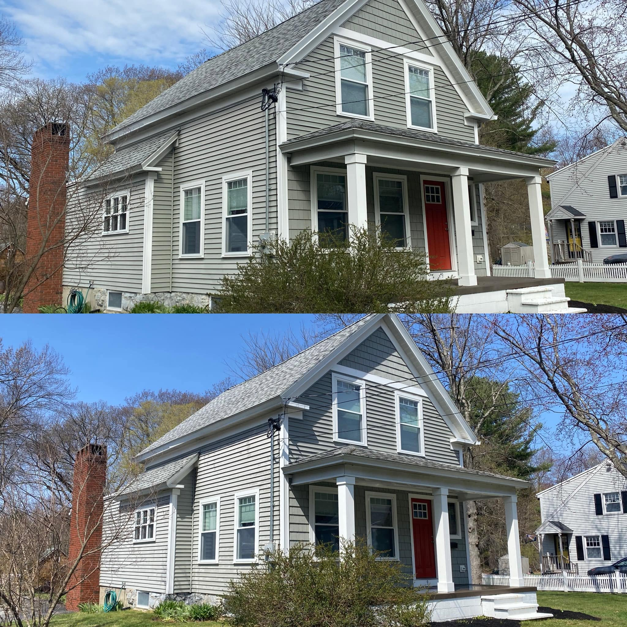 Exterior House Washing — Before & After — photo 4