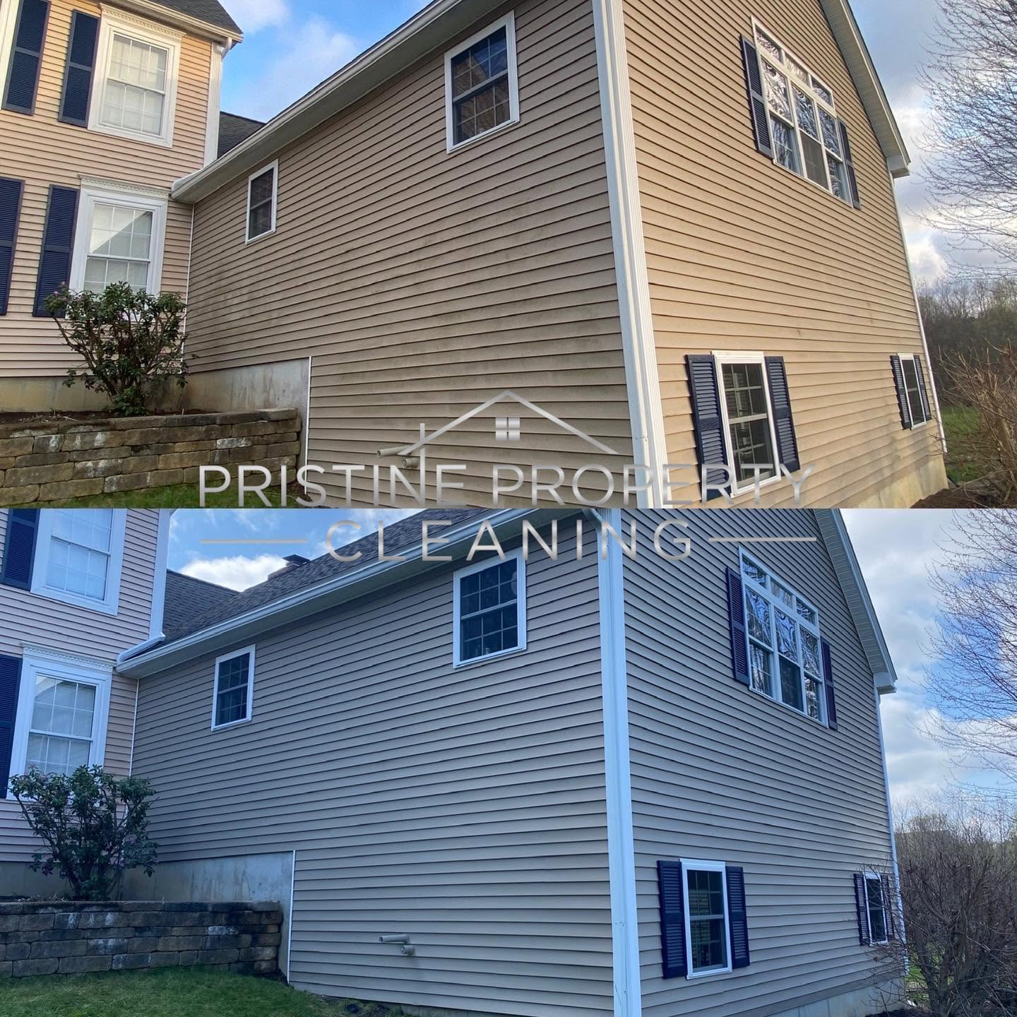 Exterior House Washing — Before & After — photo 7