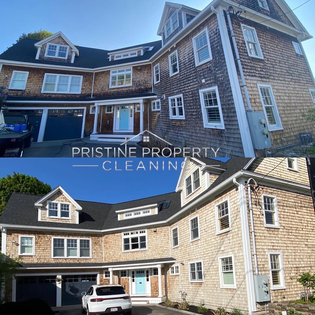 Cedar Shingle Exterior Washing — New Hampshire