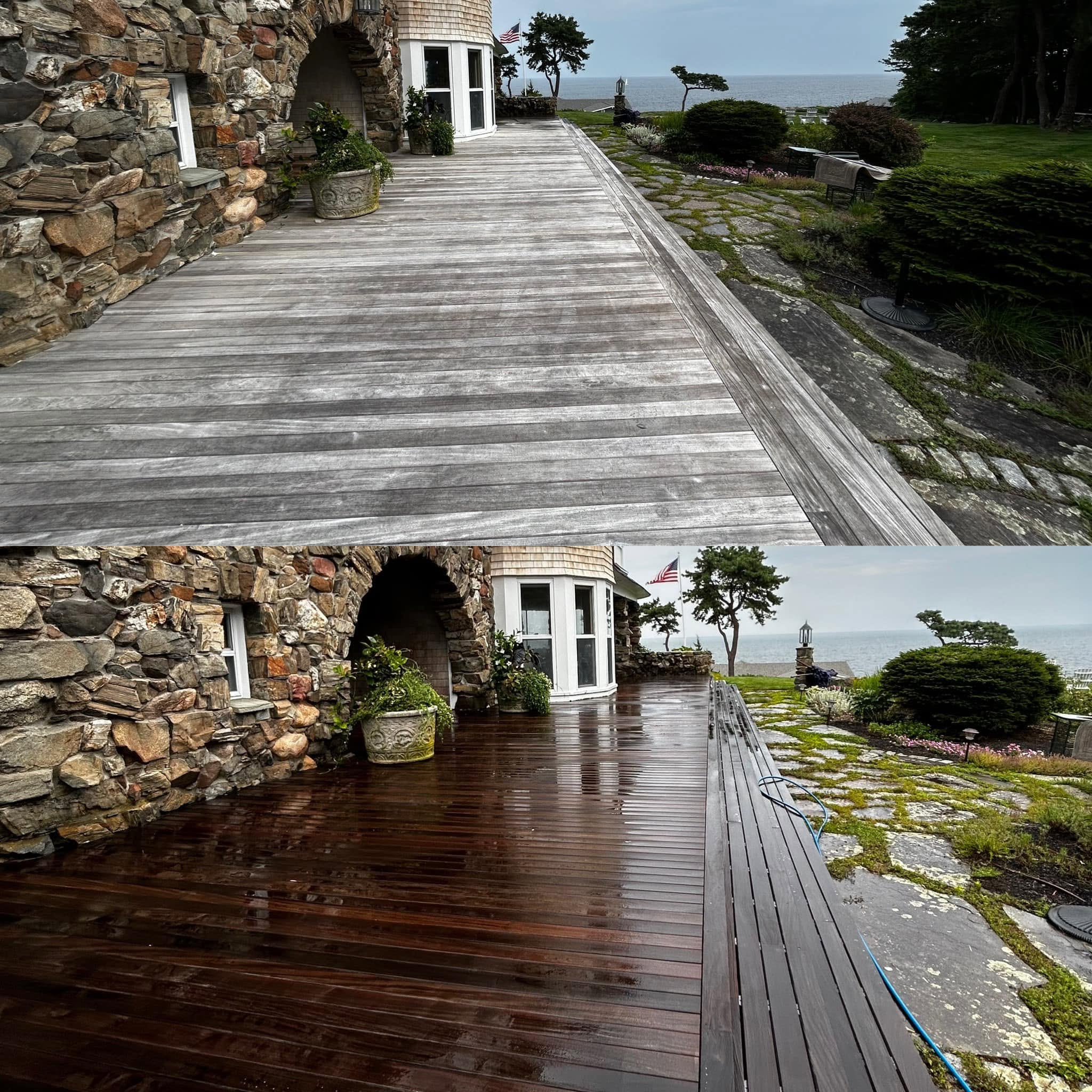 Coastal Stone & Shingle Estate — Exterior Washing — photo 2