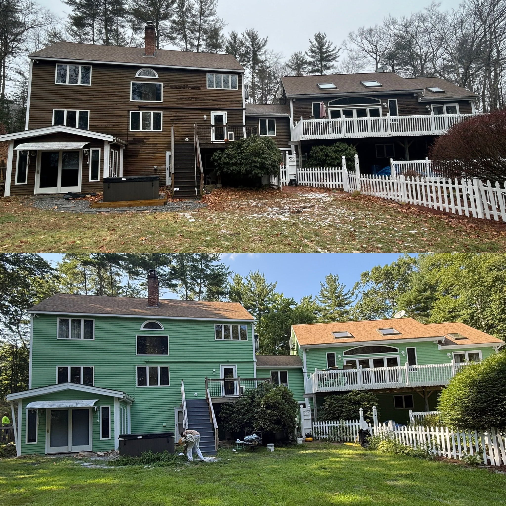 Color Change, Four Decks, Shed & Rot Repair — Three Days, NH — photo 1