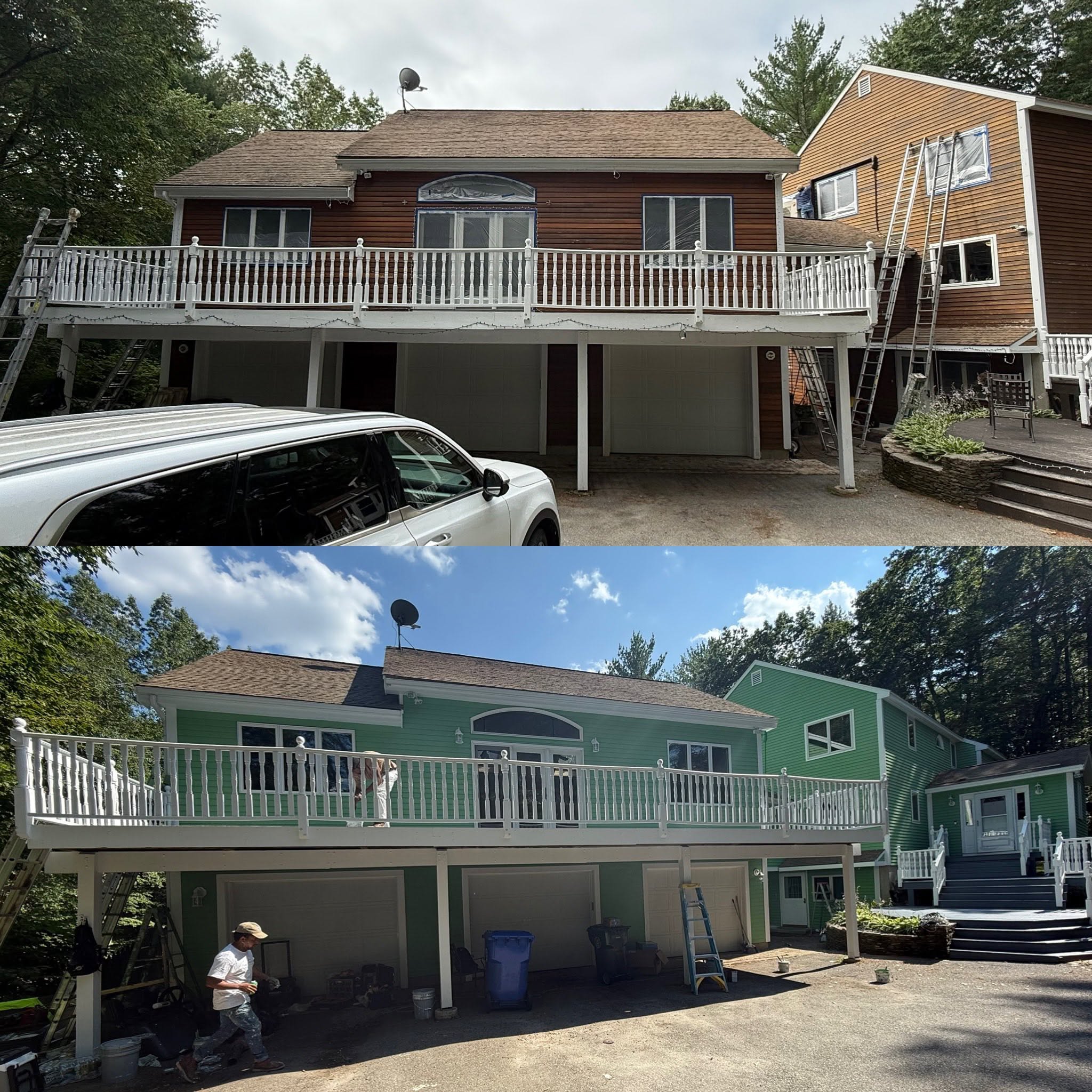 Color Change, Four Decks, Shed & Rot Repair — Three Days, NH — photo 3