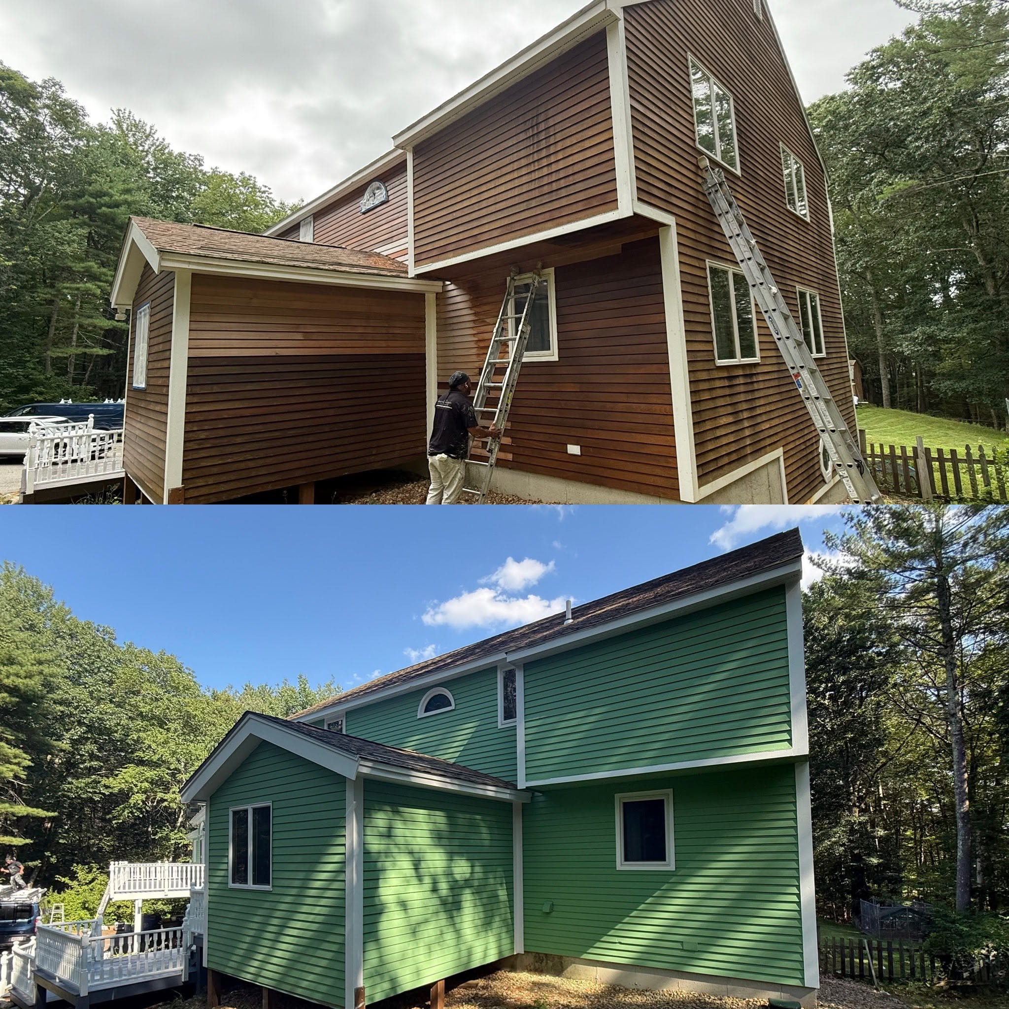Color Change, Four Decks, Shed & Rot Repair — Three Days, NH — photo 4