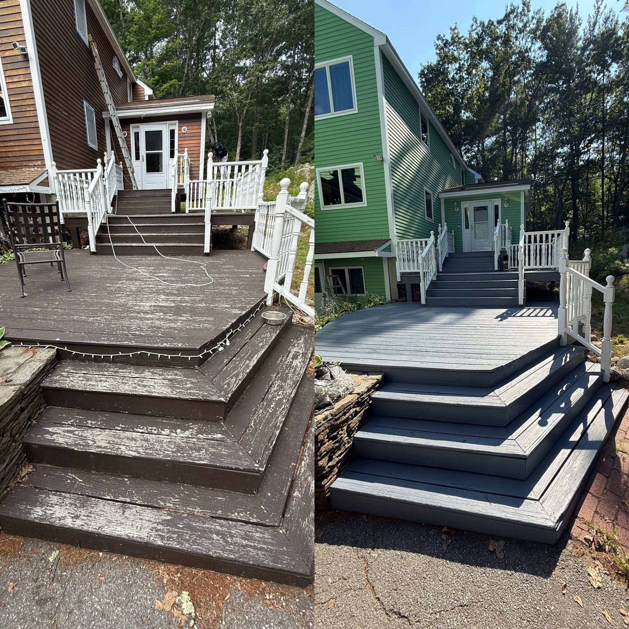 Color Change, Four Decks, Shed & Rot Repair — Three Days, NH — photo 7