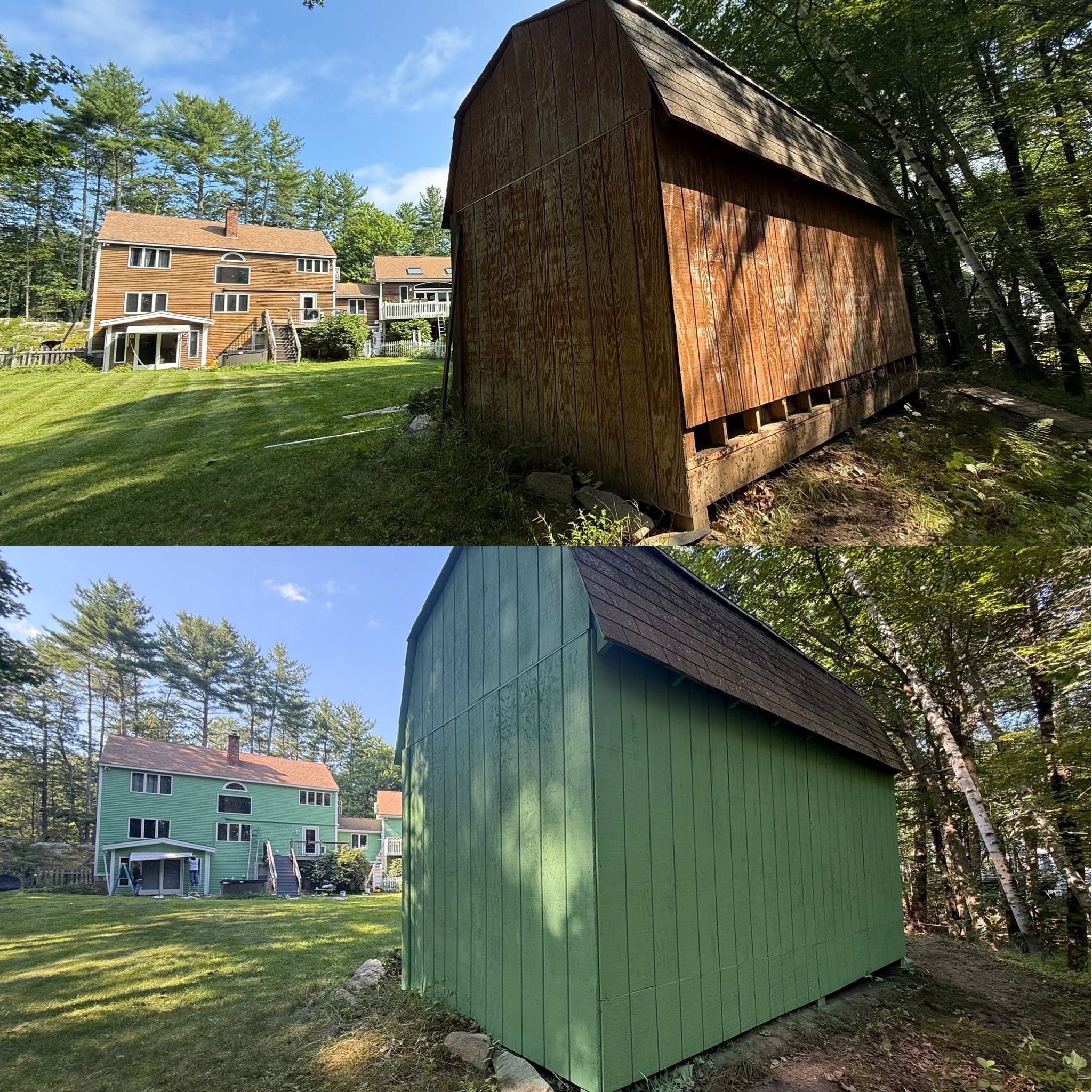 Color Change, Four Decks, Shed & Rot Repair — Three Days, NH — photo 8