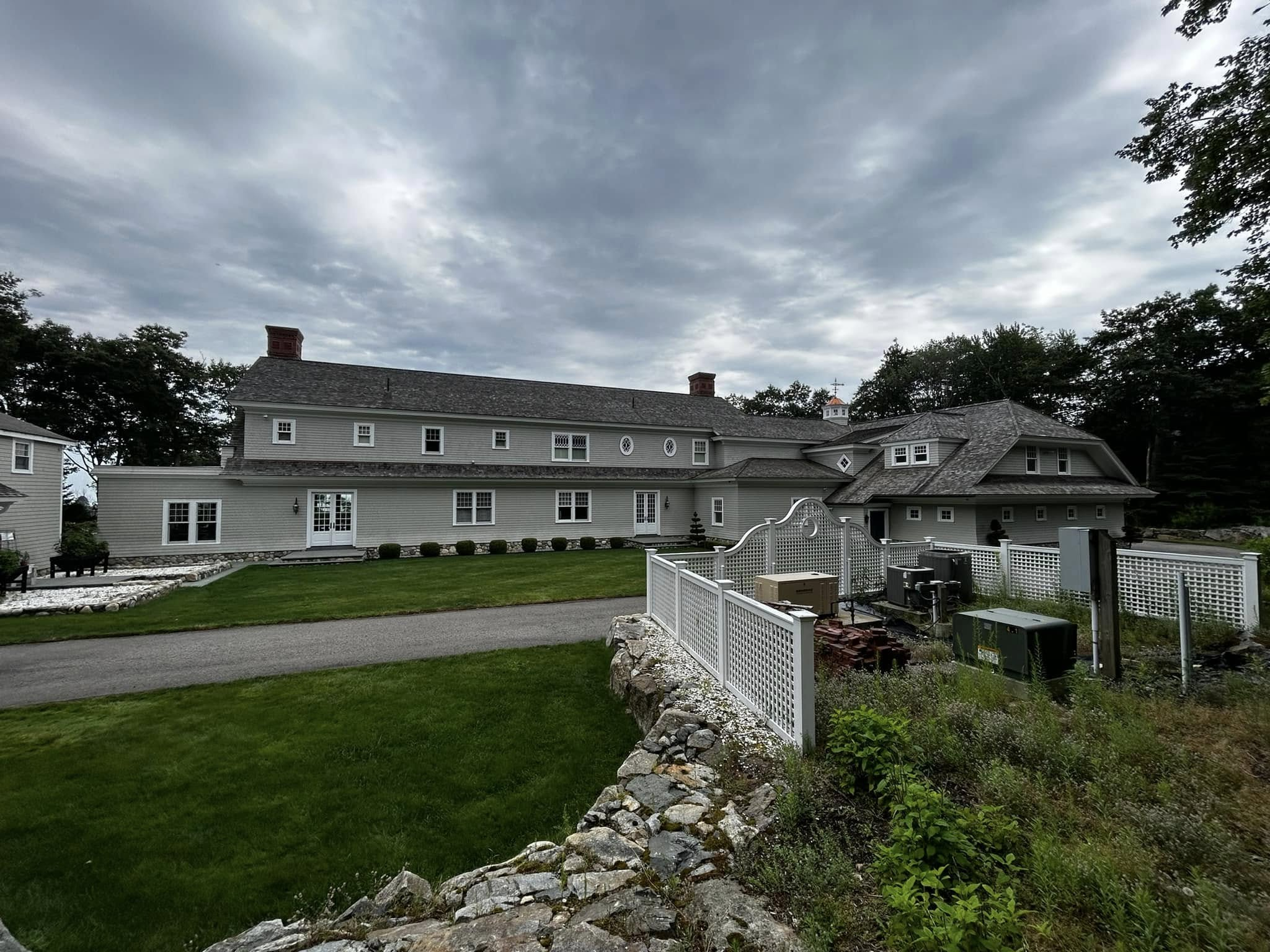 Cedar Roof Washing & Restoration — Large Estate — photo 1