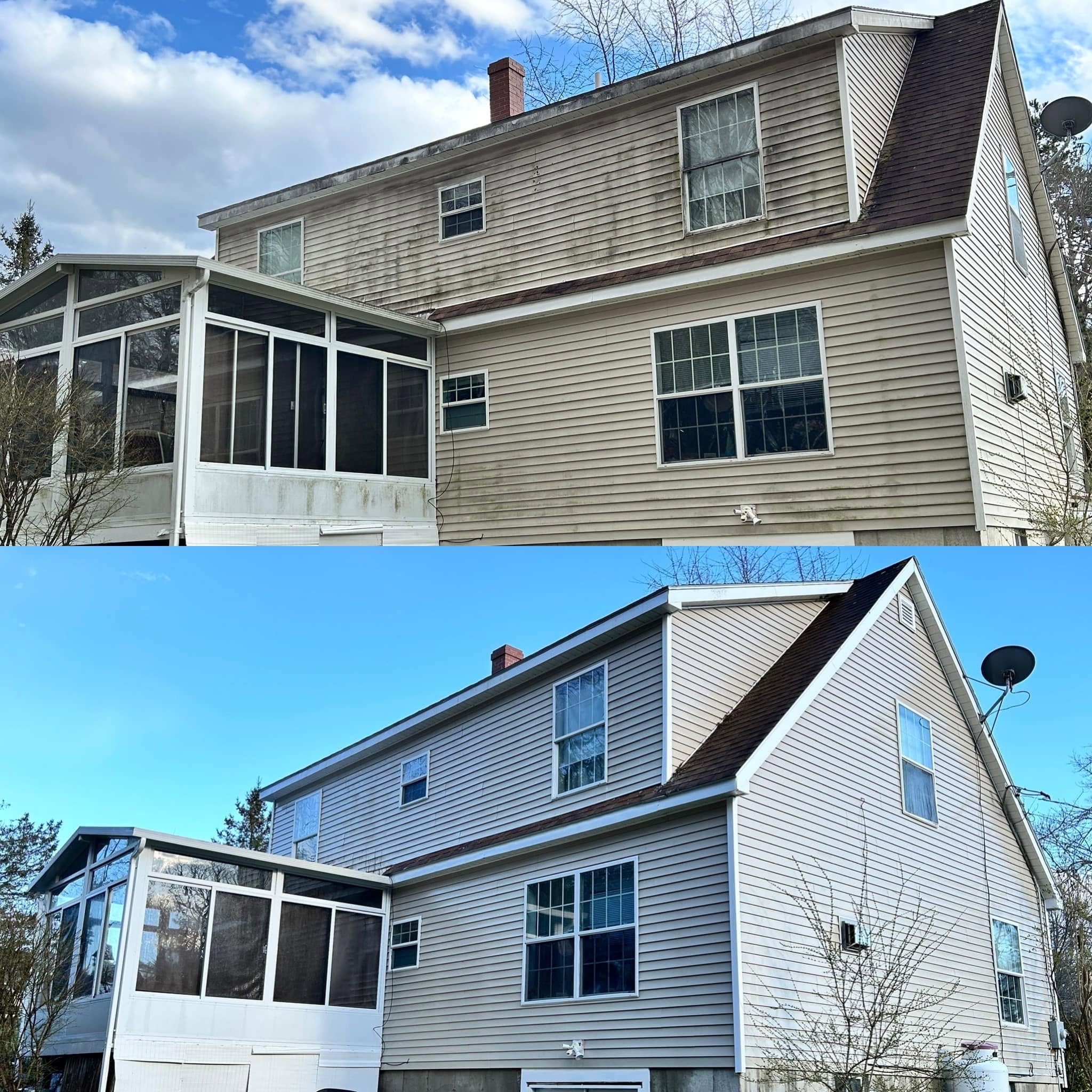 Presale Exterior Wash — Siding, Sunroom, Patio & Fence — photo 2