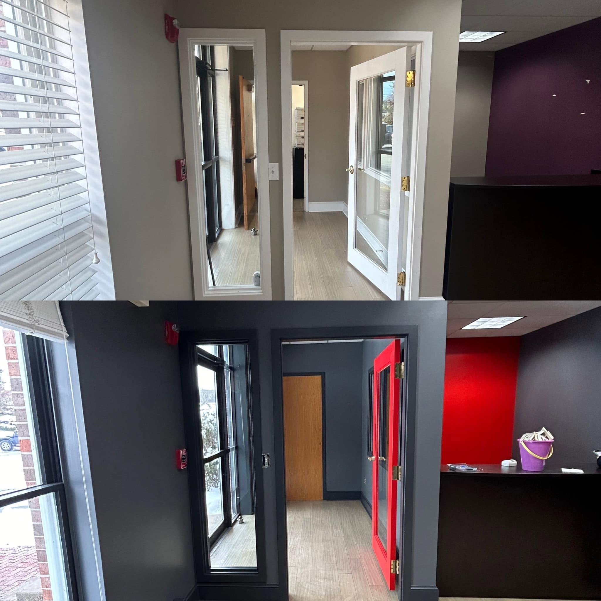 Complete Commercial Interior — Walls, Trim, Doors & Vanities, NH — photo 1