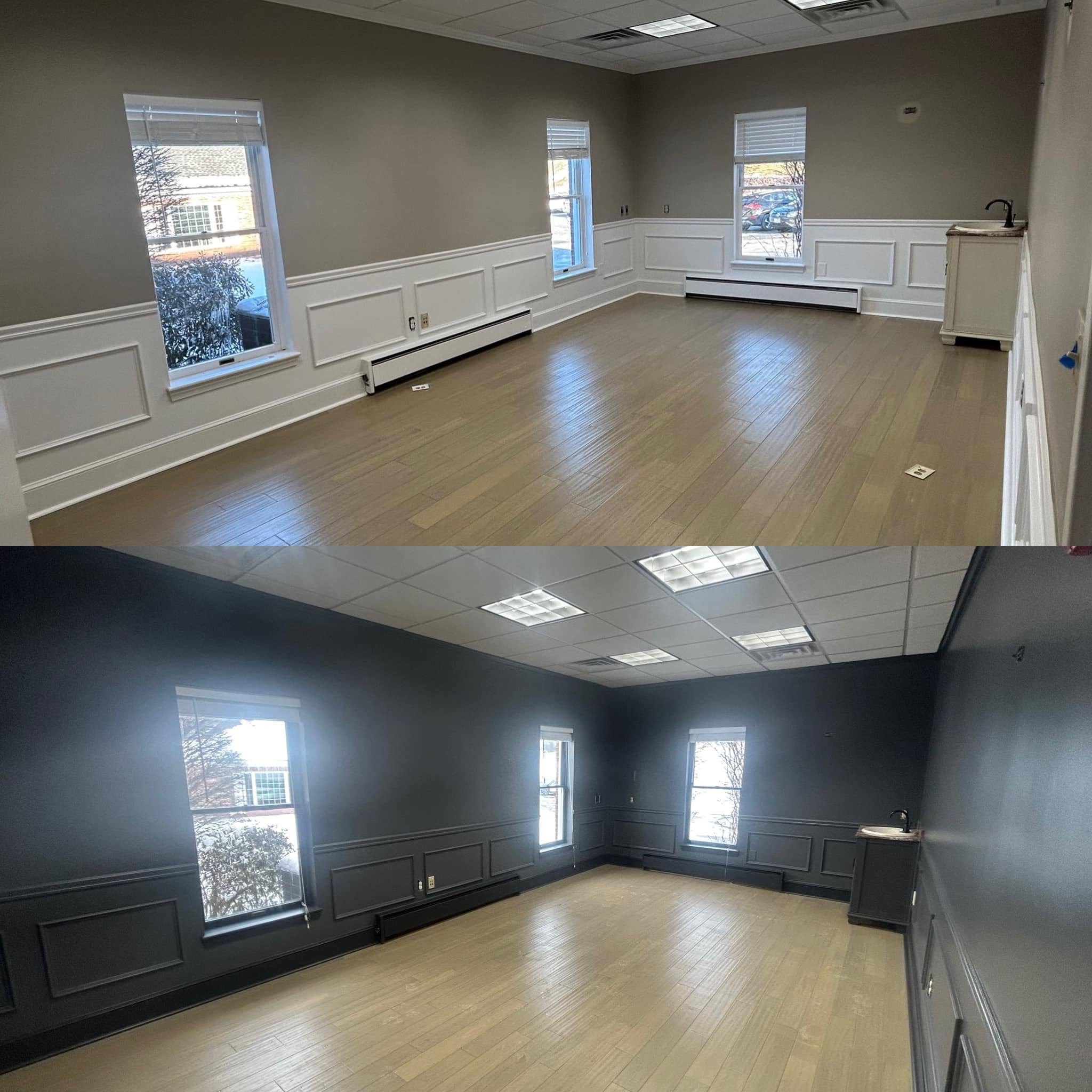 Complete Commercial Interior — Walls, Trim, Doors & Vanities, NH — photo 3