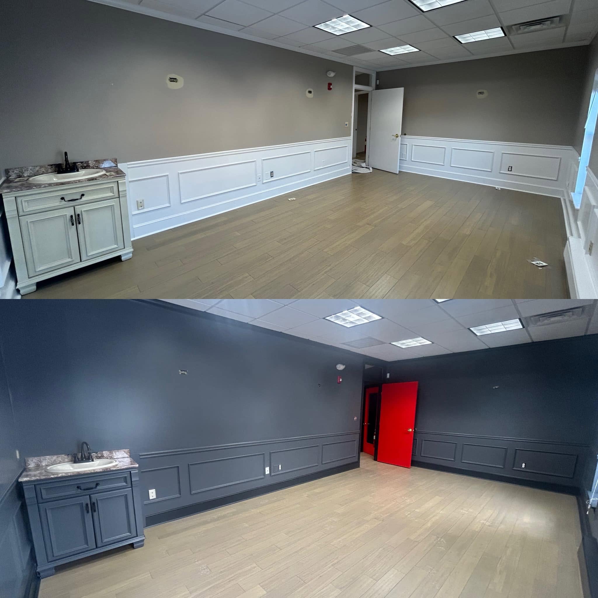 Complete Commercial Interior — Walls, Trim, Doors & Vanities, NH — photo 4